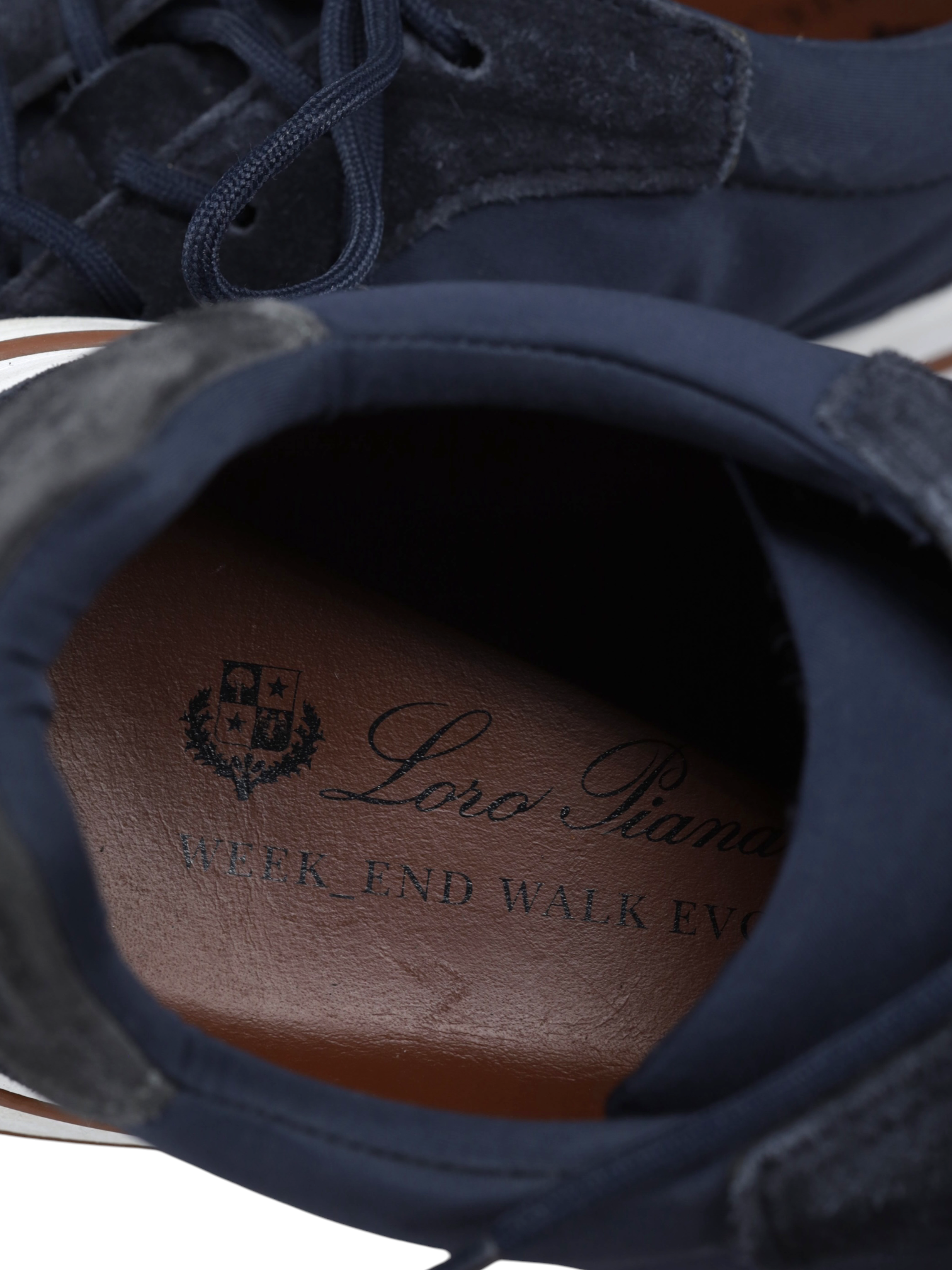 Loro Piana Navy Weekend Walk Evo Sneakers