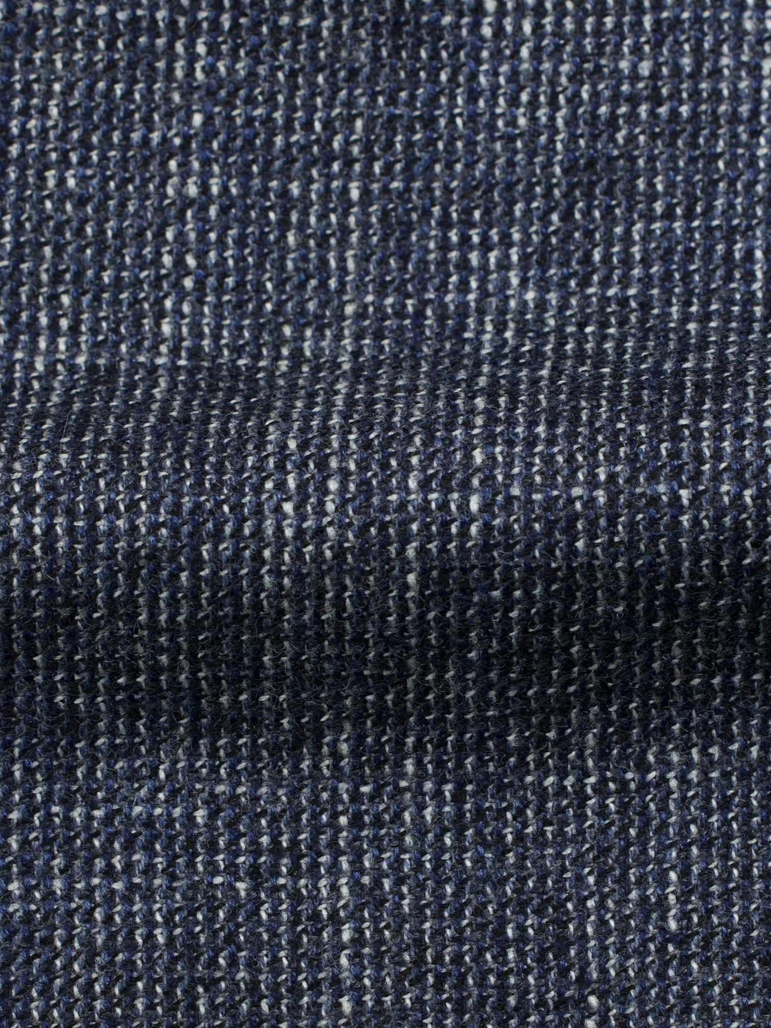 Caruso Steel Blue Wool, Cashmere & Silk Micro-Pattern Jacket
