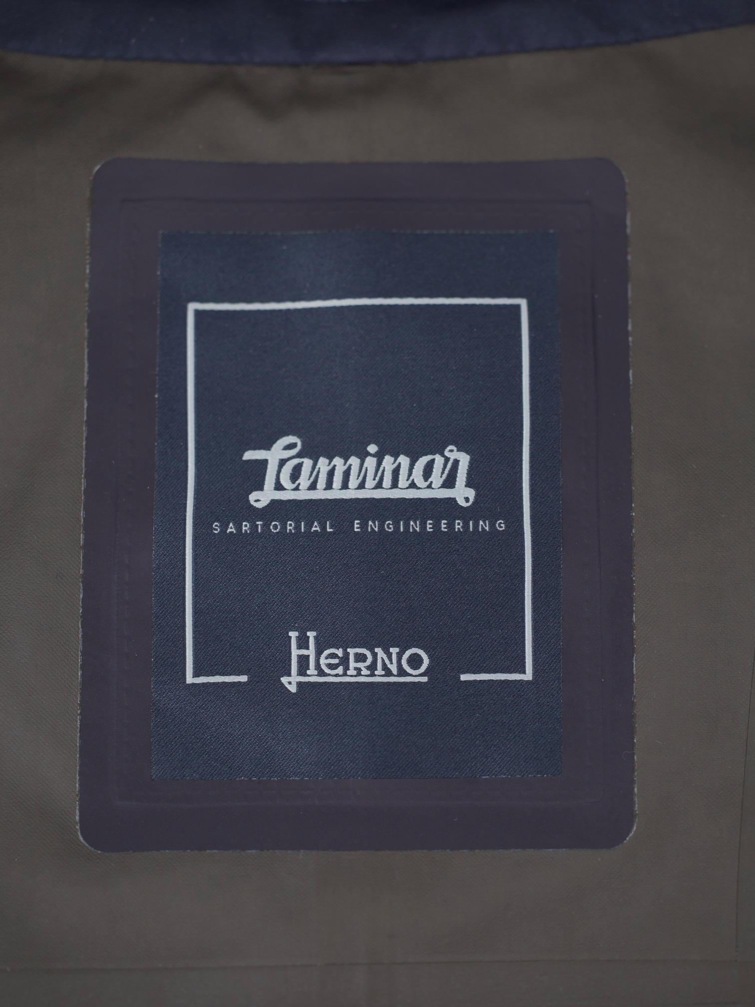Herno Navy Laminar Gore-Tex Rainjacket
