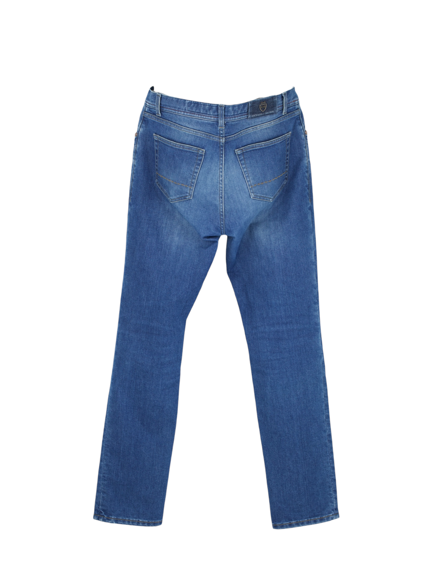 Richard J.Brown Blue Cotton-Stretch Milano Jeans