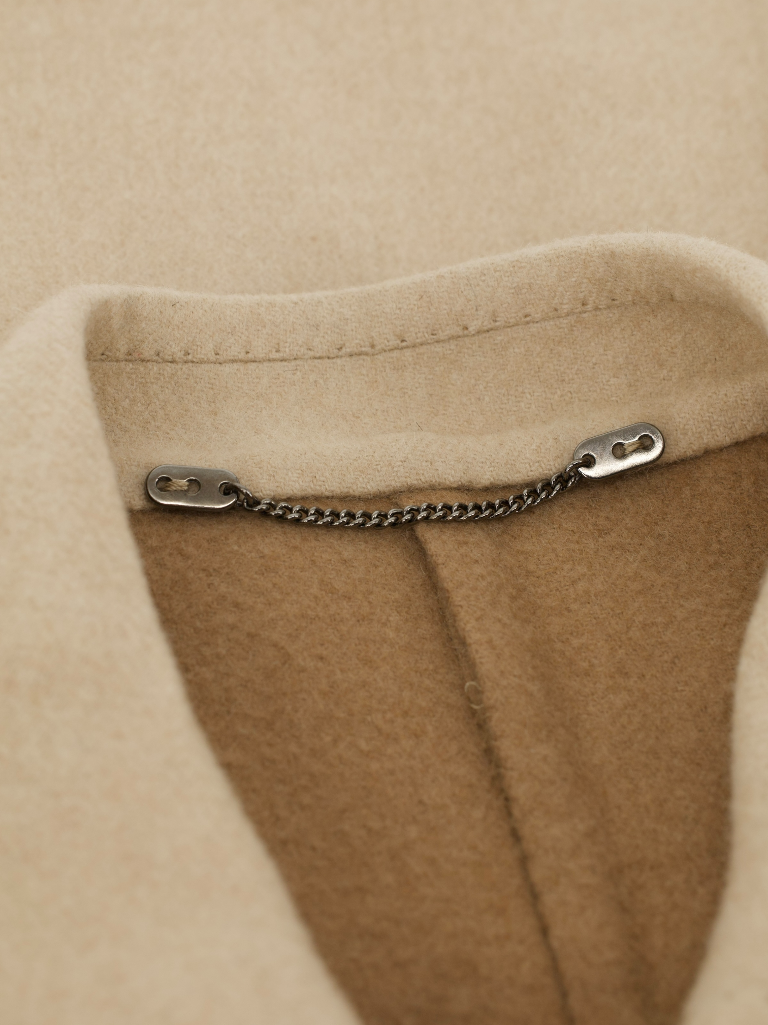 Cesare Attolini Beige Double-Faced Wool & Cashmere Sartorial Carcoat