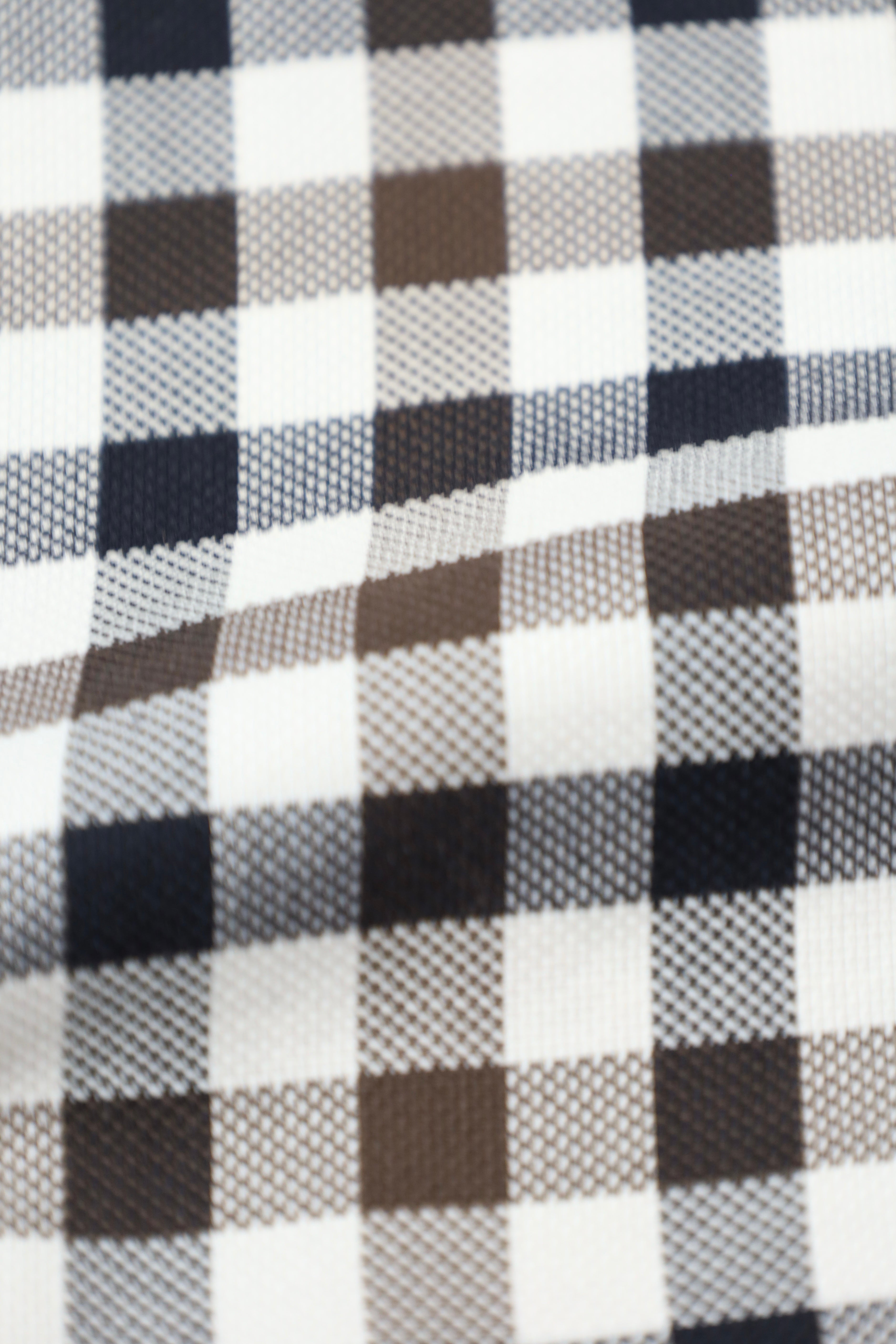 Tom Ford Brown & Blue Gingham Check Shirt
