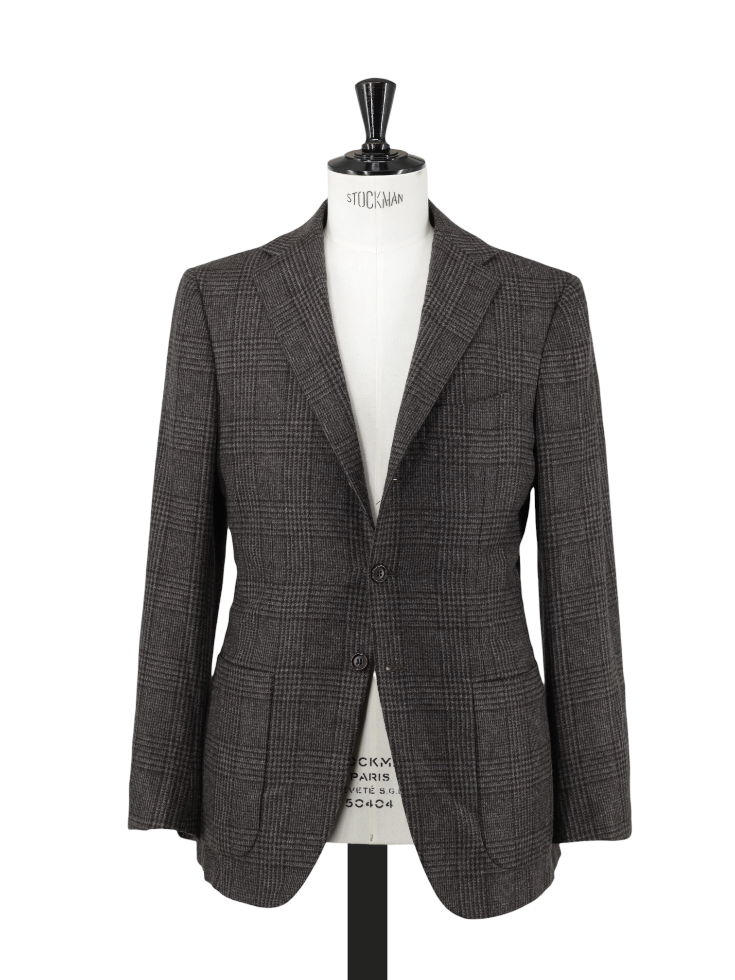 Kiton Taupe Cashmere, Angora & Silk Blend Prince of Wales Suit