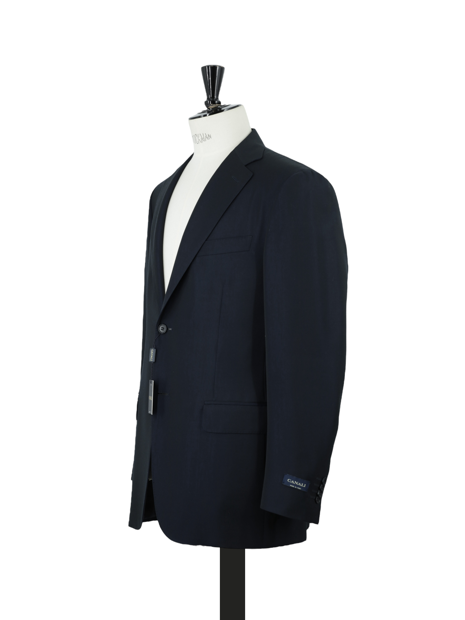 Canali Navy Super 120's Wool Twill Jacket