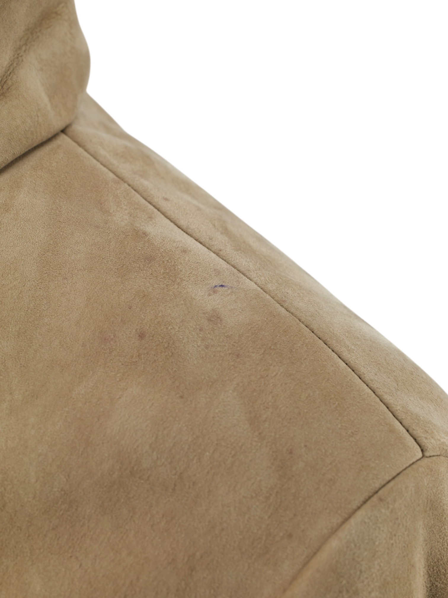 Brunello Cucinelli Beige Suède Lammy Coat