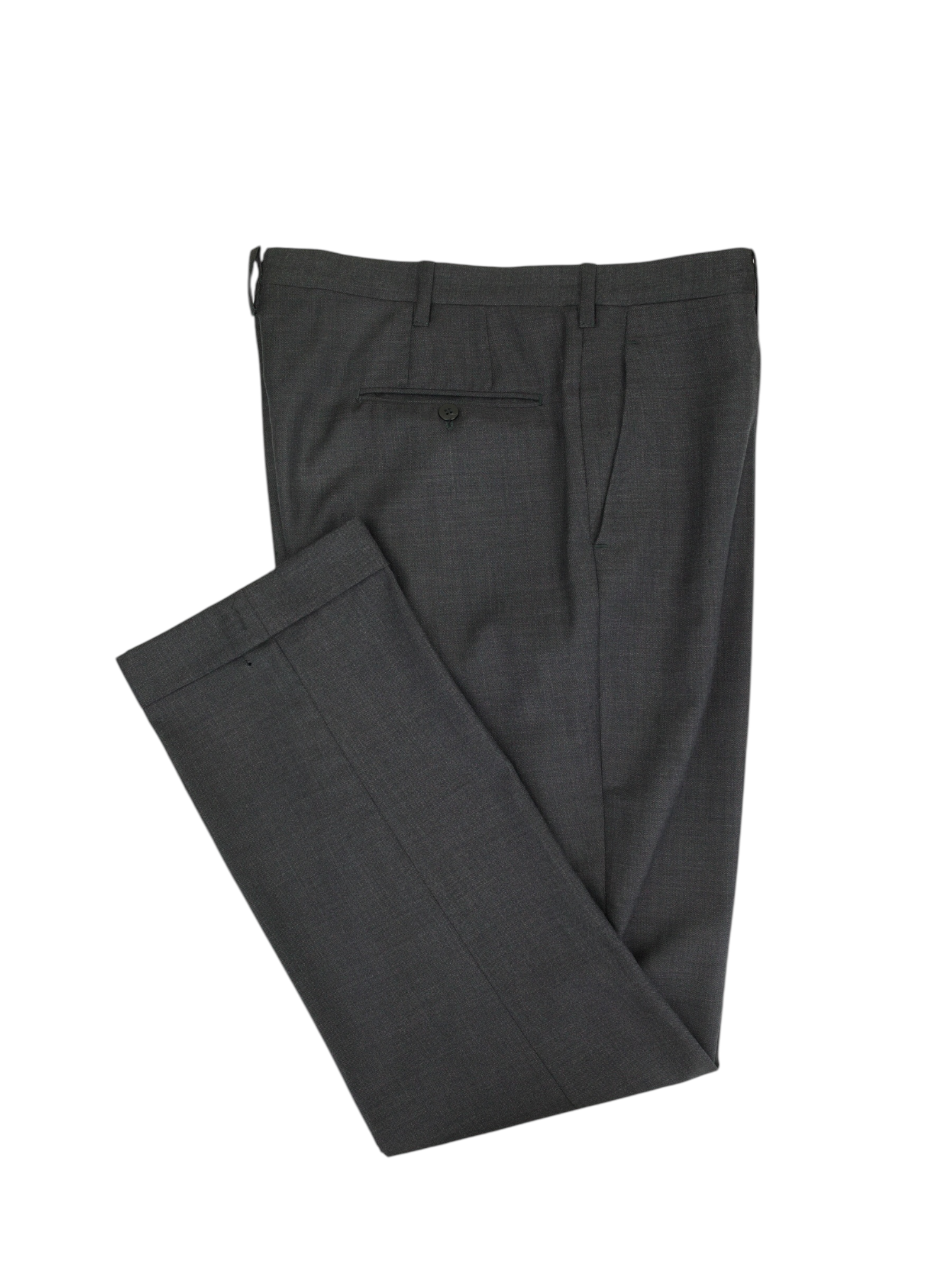 Cesare Attolini Dark Grey Super 140’s Sharkskin Suit