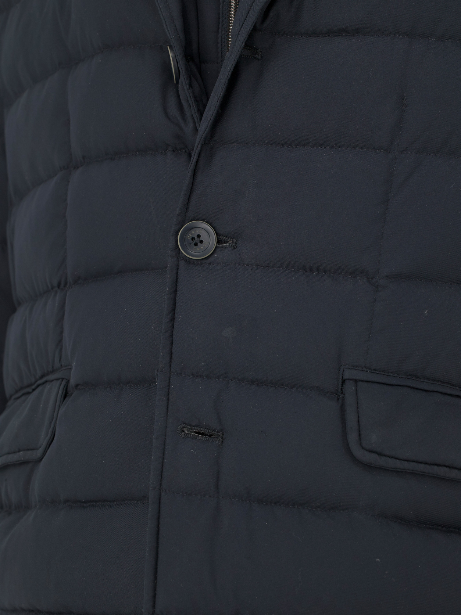 Herno Navy Polar-Tech Padded Winter Jacket
