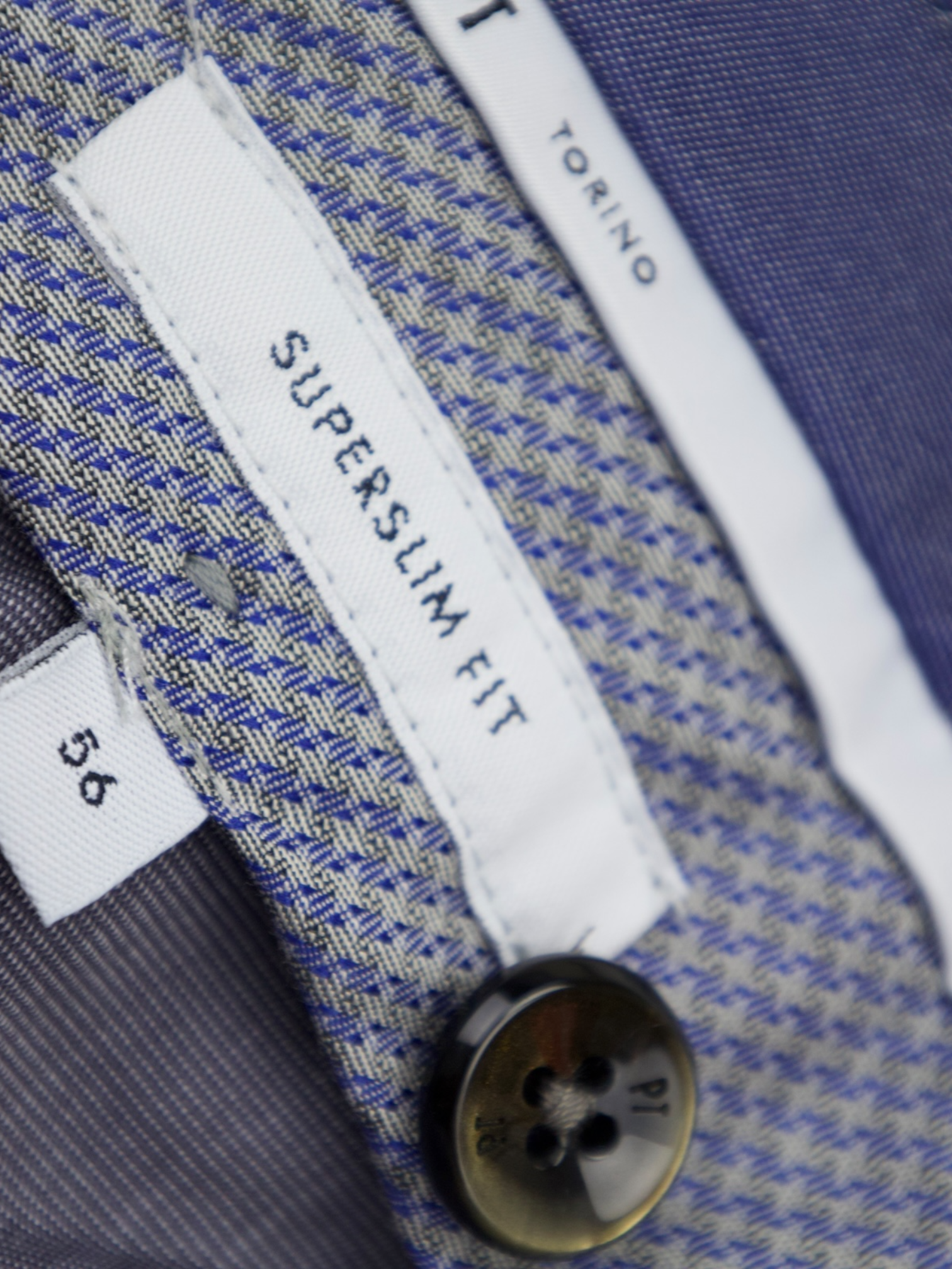 PT01 Grey Prince of Wales Trousers
