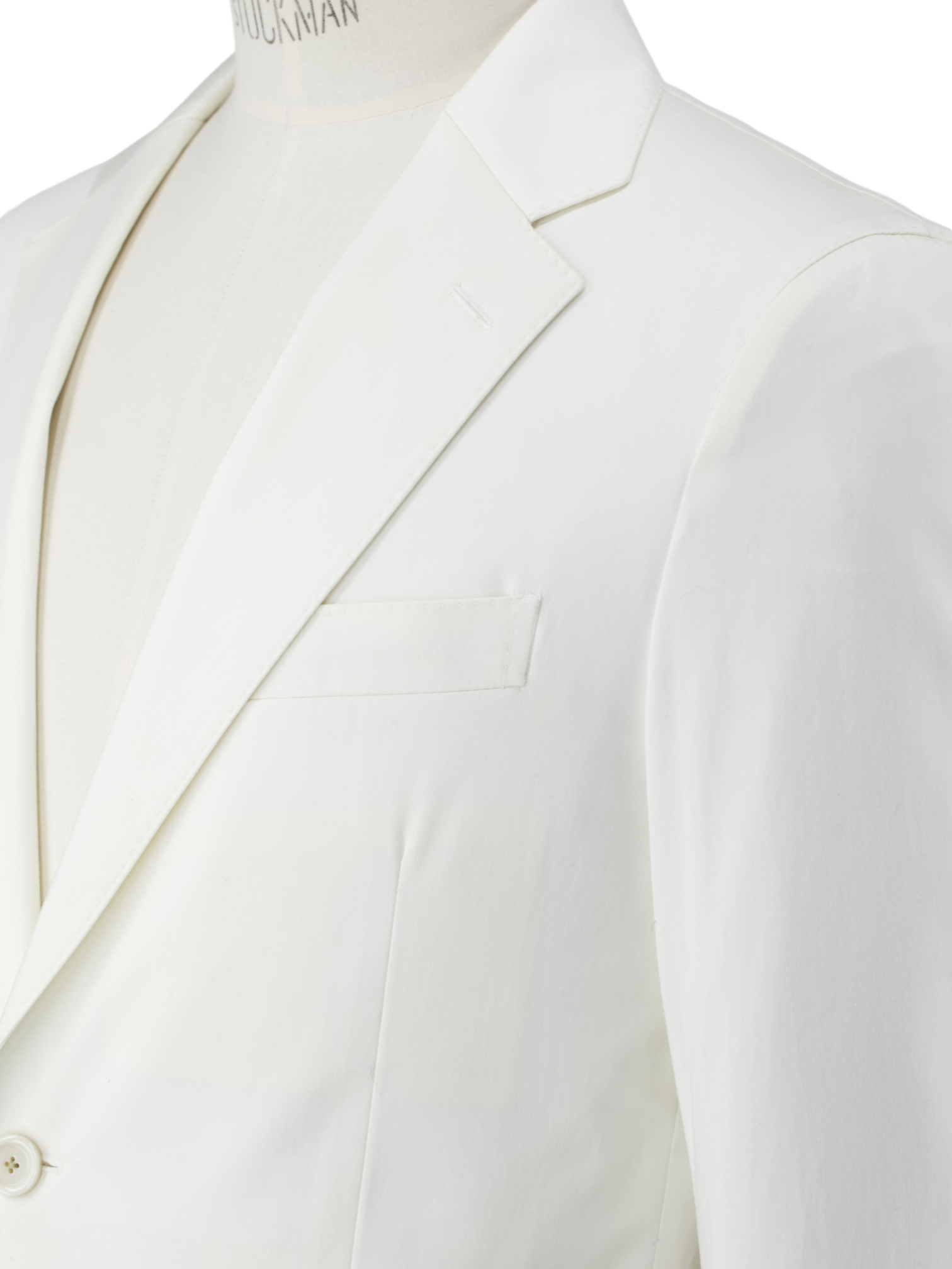 Lardini White Soft Cotton-Stretch Summer Jacket