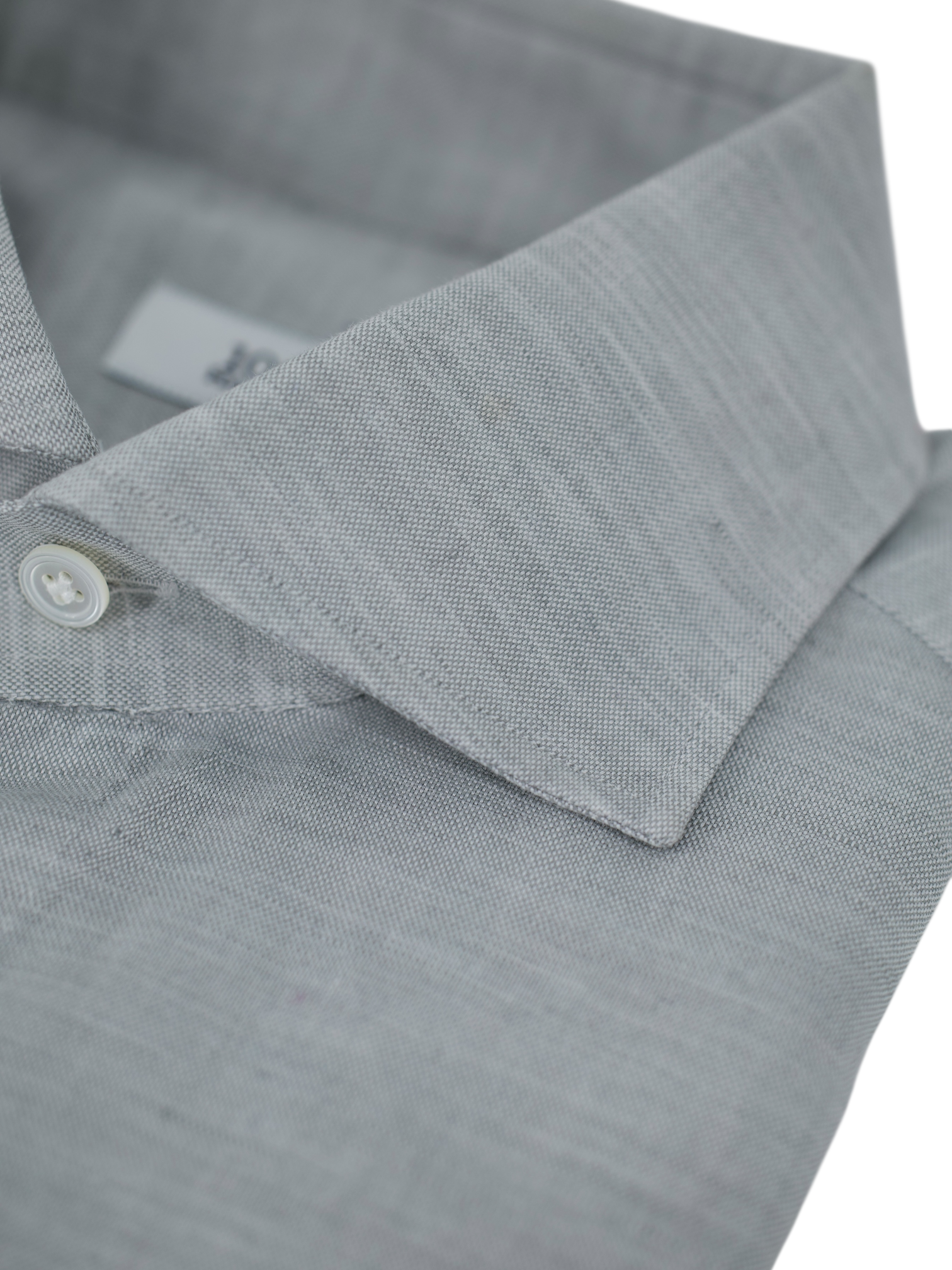 100 Hands Light Grey Linen & Cotton Melange Shirt
