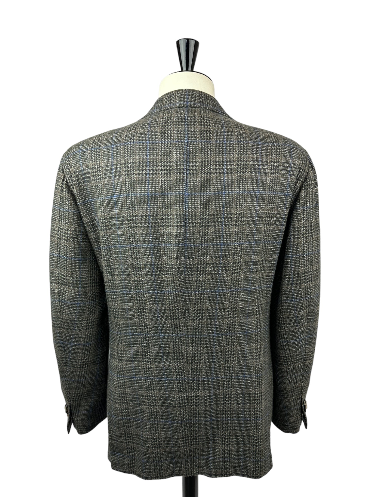 Cesare Attolini Olive Green Prince of Wales Cashmere Jacket