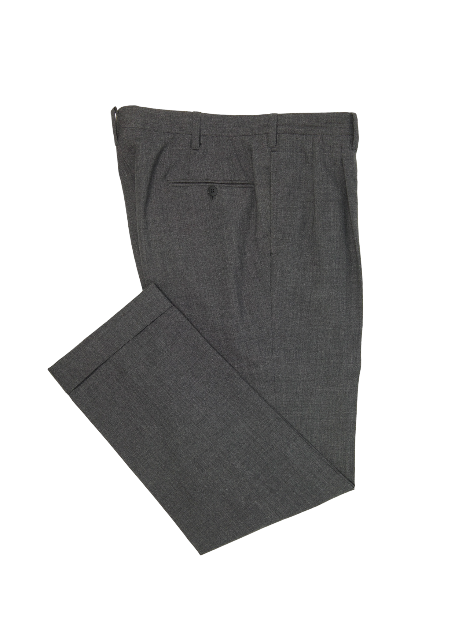 Cesare Attolini Grey Worsted Woollen Suit