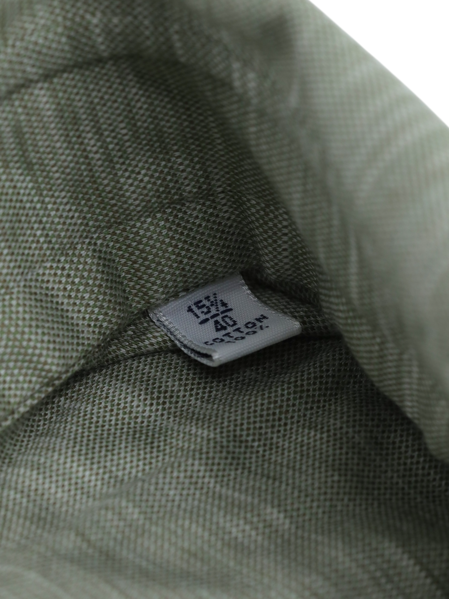 Fray Sage Green Cotton Jersey Melange Pop-Over Shirt