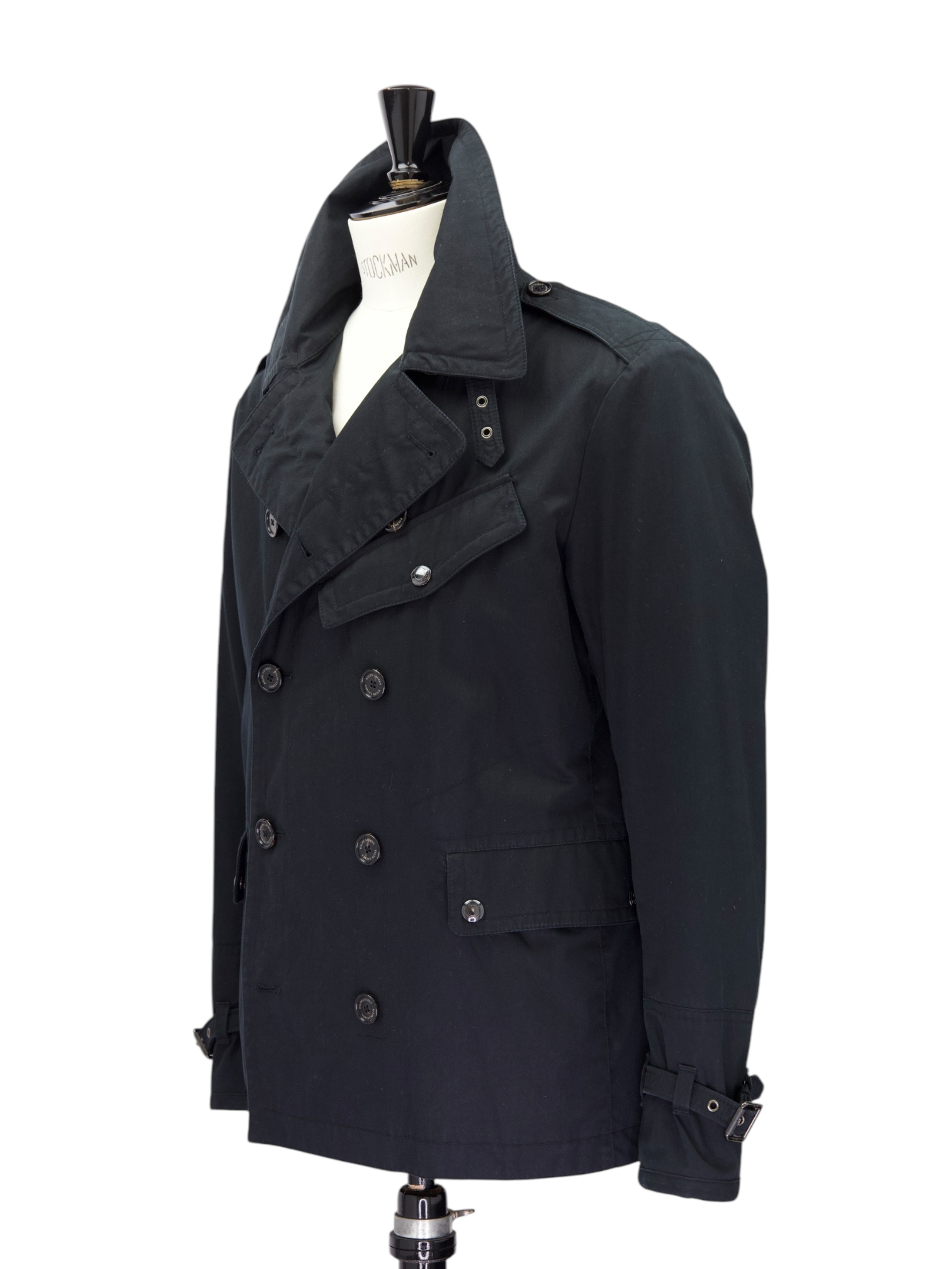 Ralph Lauren Purple Label Black Cotton Field Jacket
