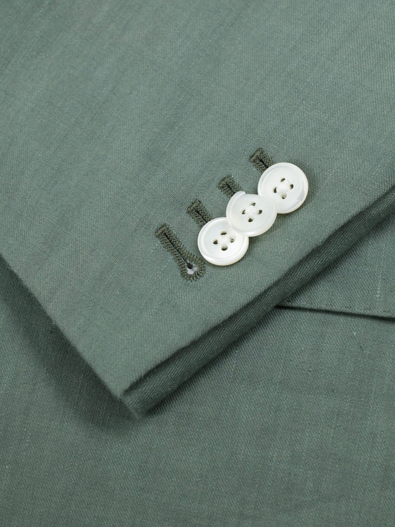 Corneliani Sage Green Linen & Silk Summer Jacket