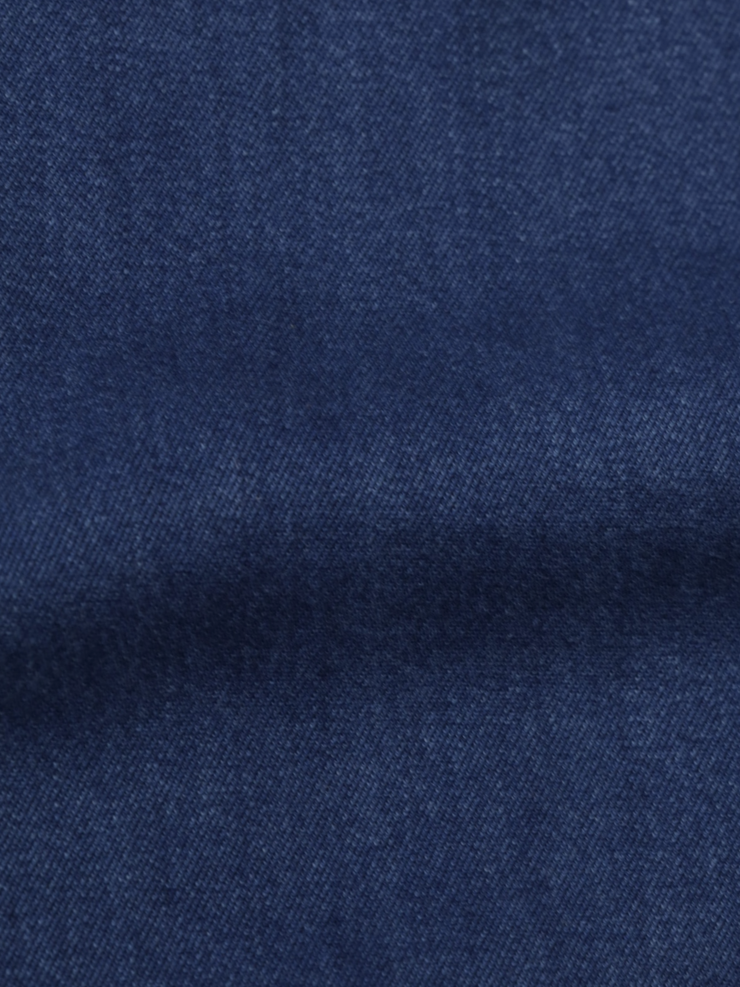 100 Hands Dark Blue Soft Cotton-Denim Twill Shirt