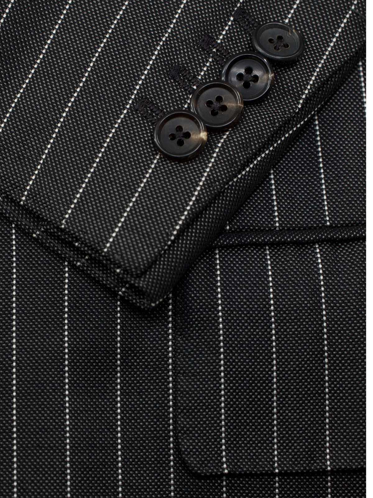 Tom Ford Grey Silk & Wool Pinstripe Windsor Suit