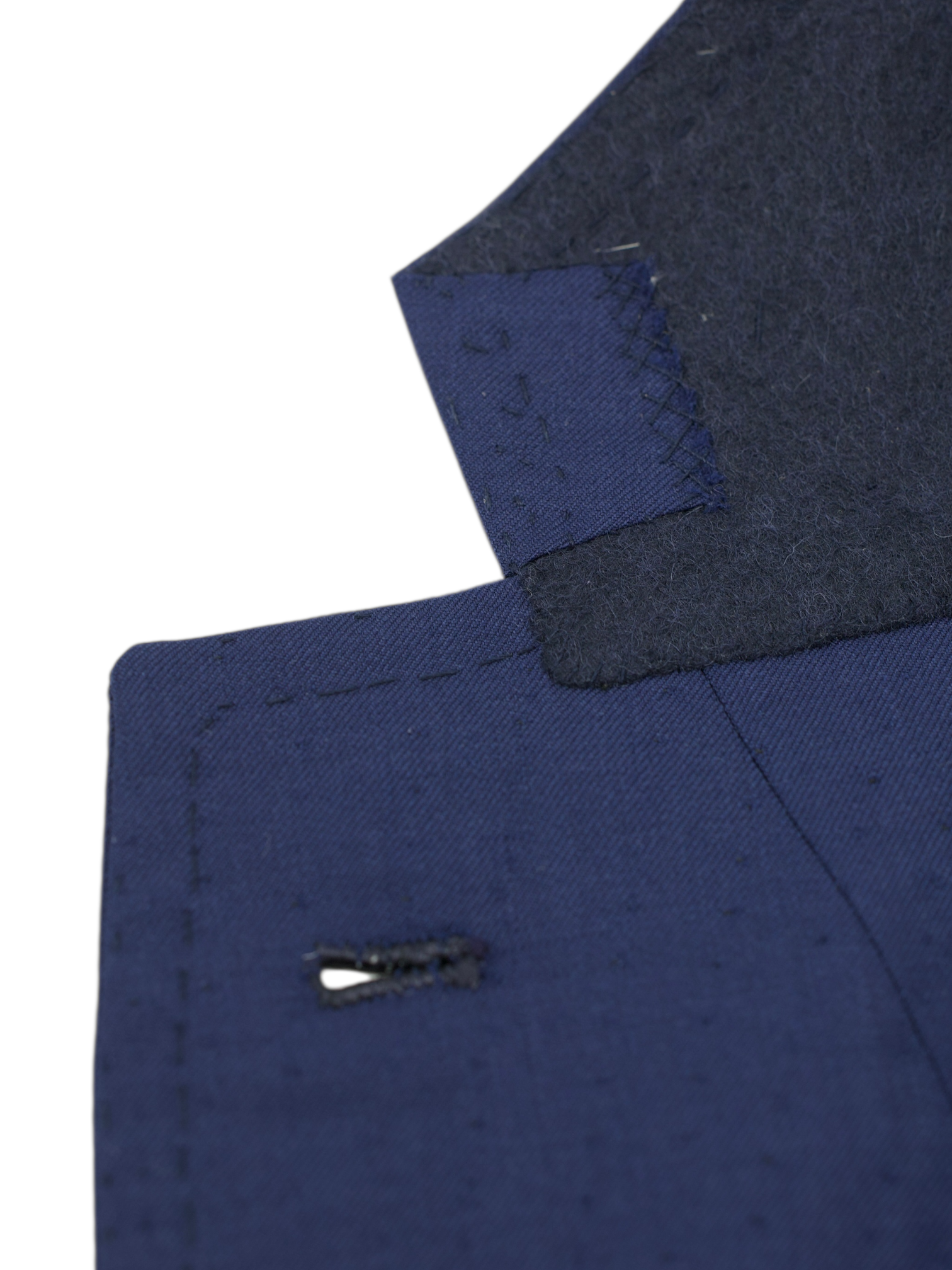 Orazio Luciano Bright Blue Wool Twill Jacket