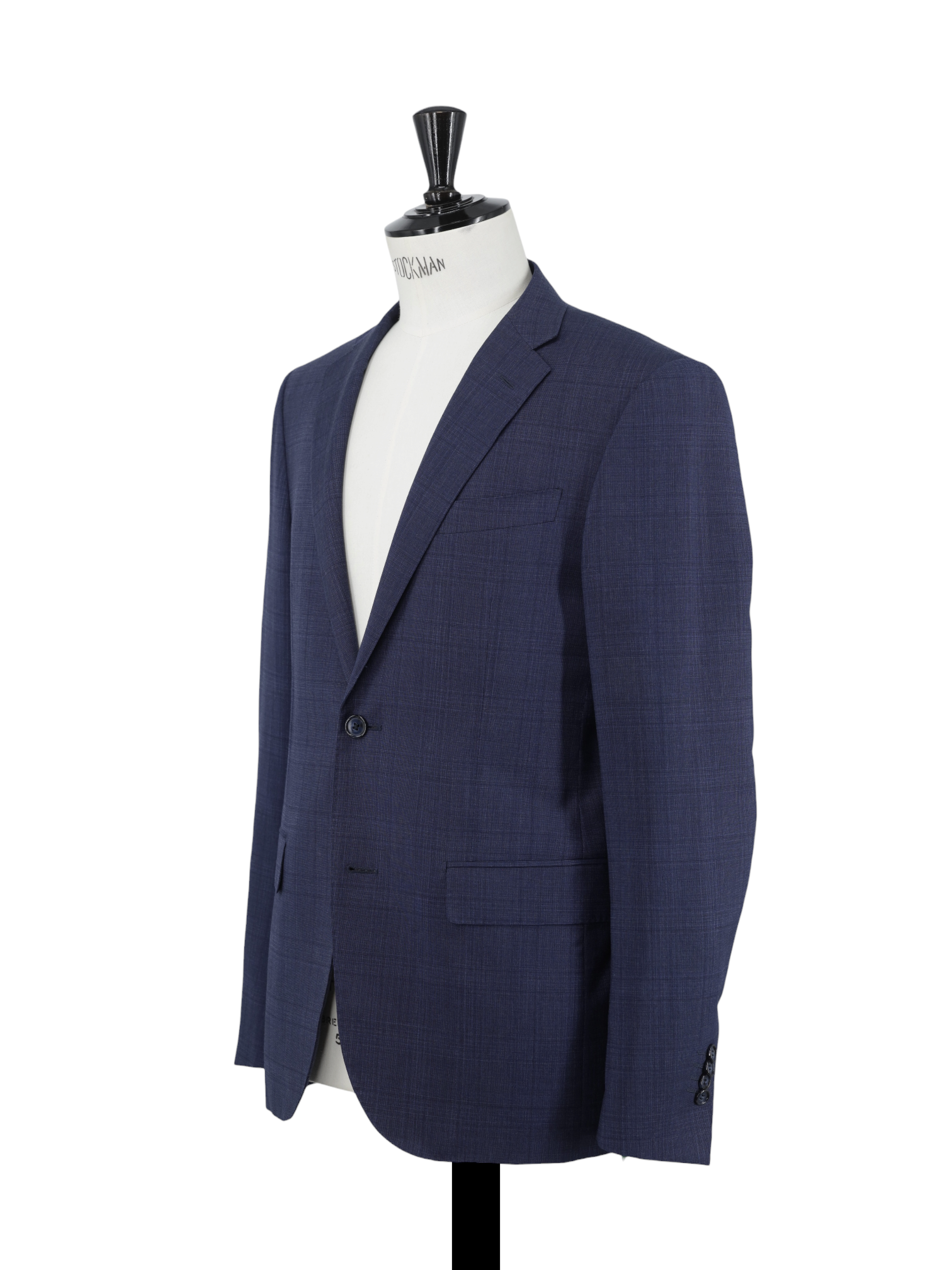 Corneliani Blue Super 110’s Wool Checkered Academy Suit