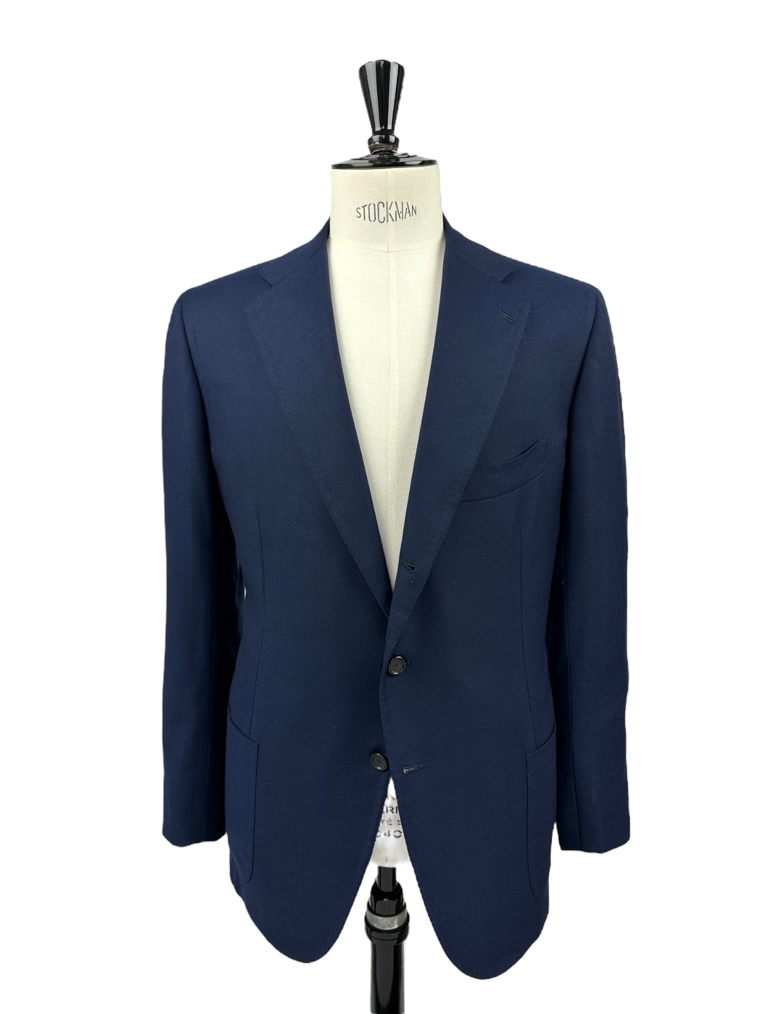 Cesare Attolini Blue Hopsack Jacket