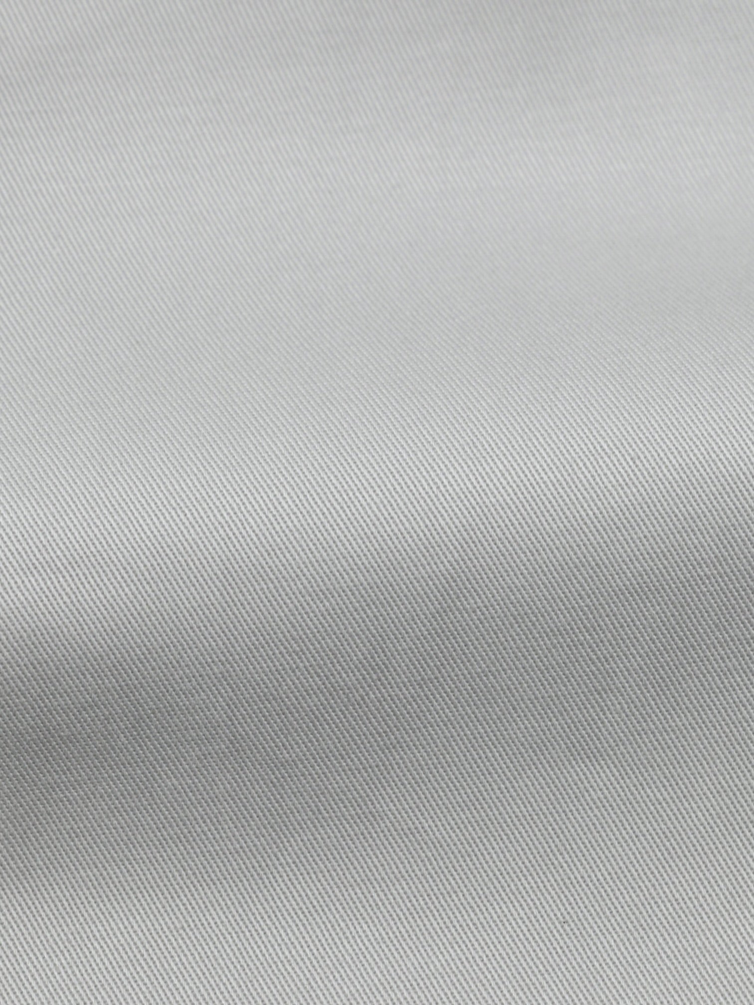 Berwich Light Grey Cotton-Stretch Single Pleated Trousers