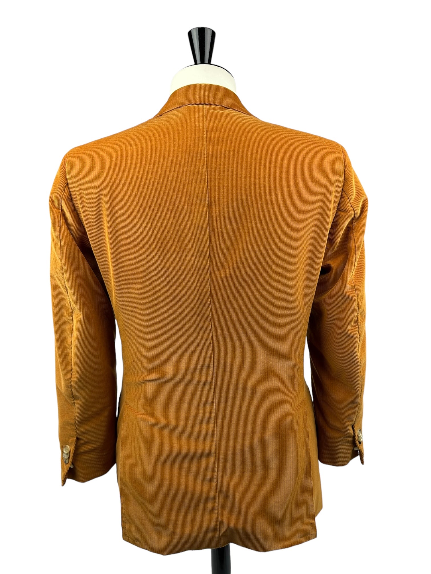 Cesare Attolini Orange Cotton & Cashmere Needlecord Jacket