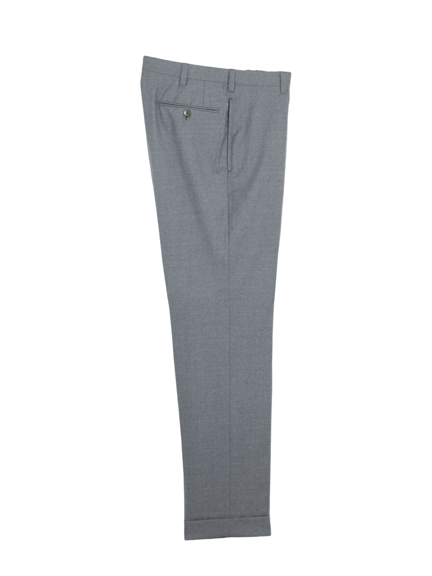 Cesare Attolini Grey Brushed Super 150's Twill Sartorial Trousers