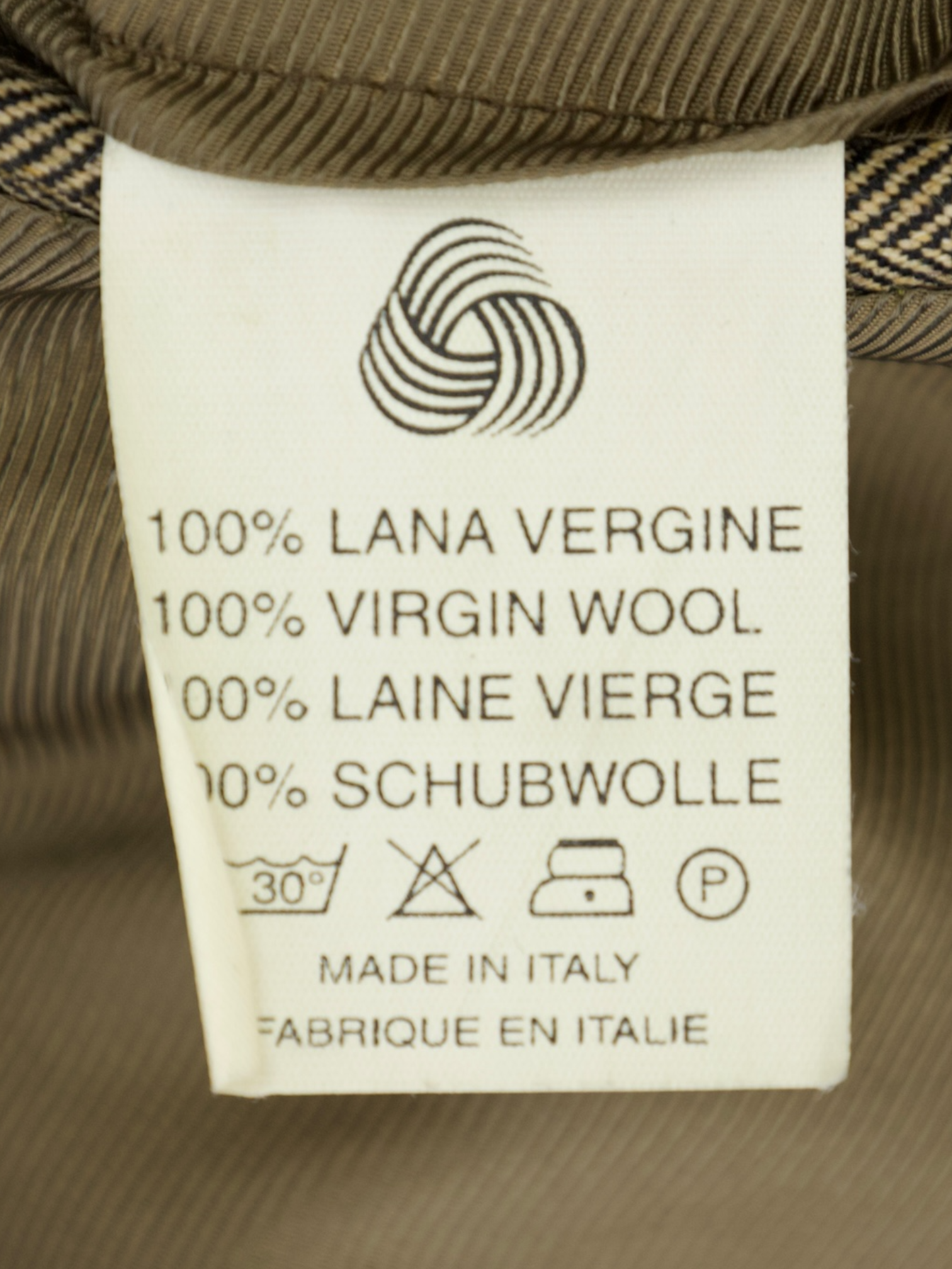 Orazio Luciano Brown Fine-Wool Herringbone Jacket