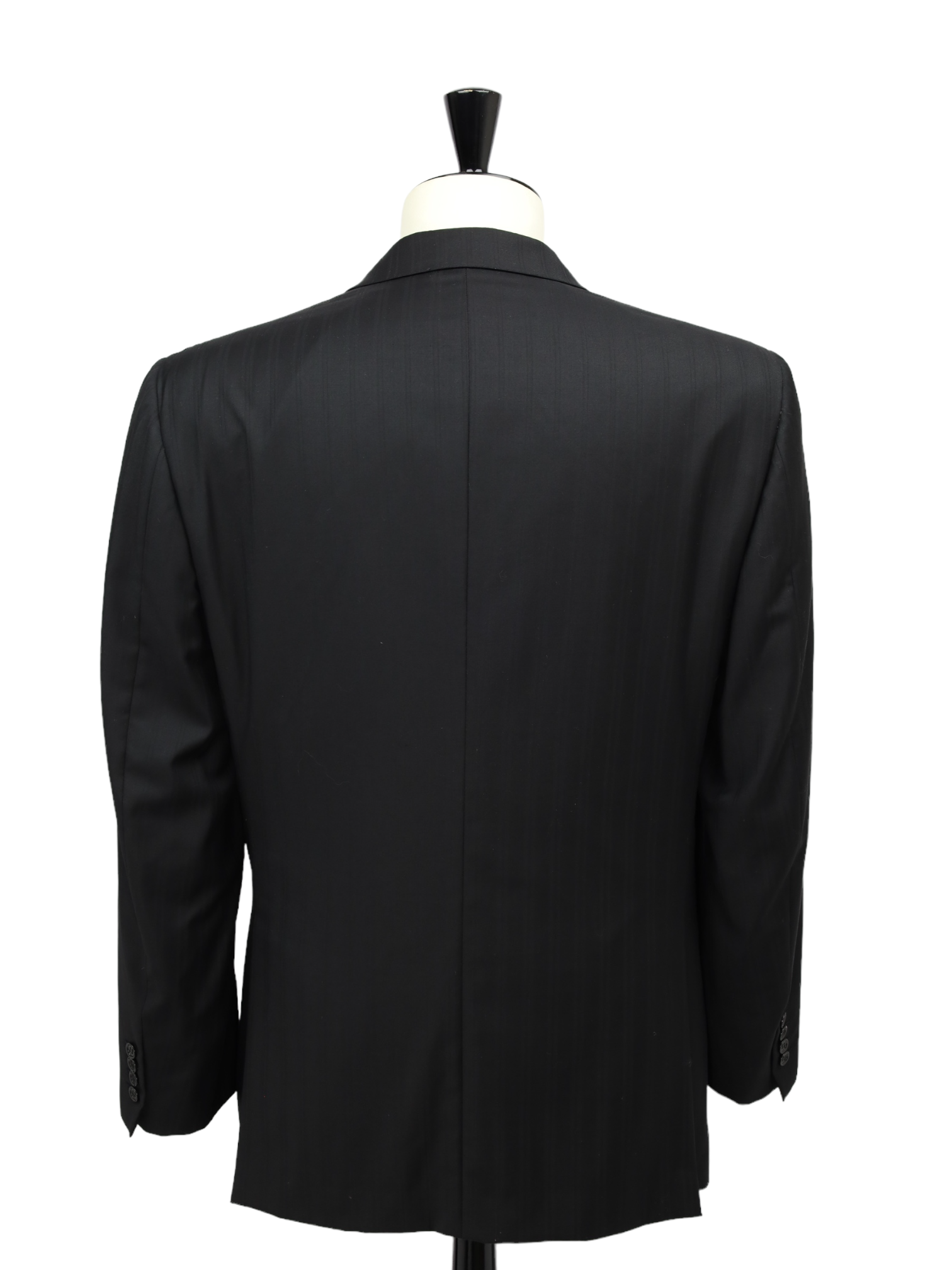 Brioni Black Shadow Stripe Parlamento Suit