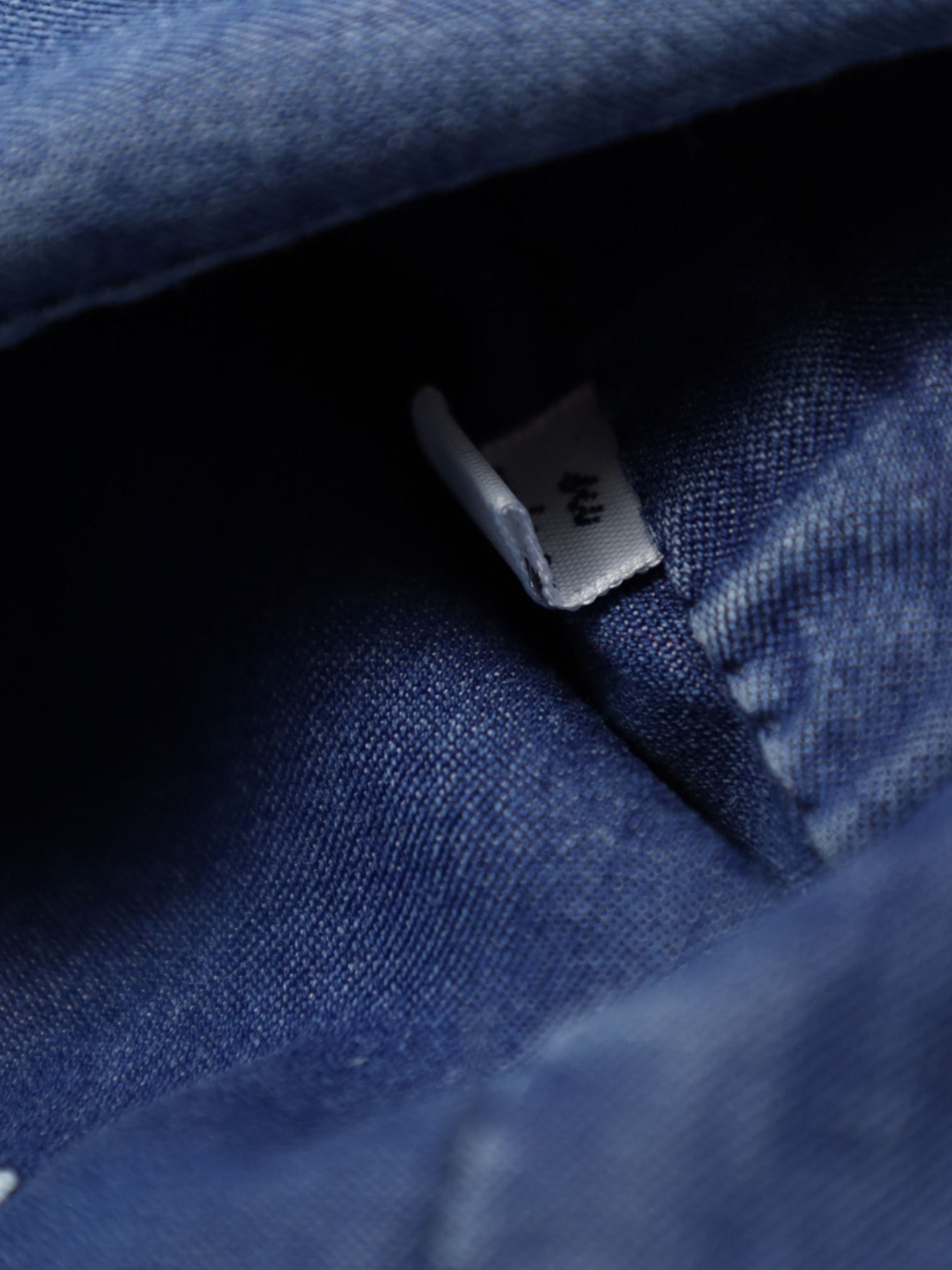 Kiton Denim Blue Chambray Cotton Shirt