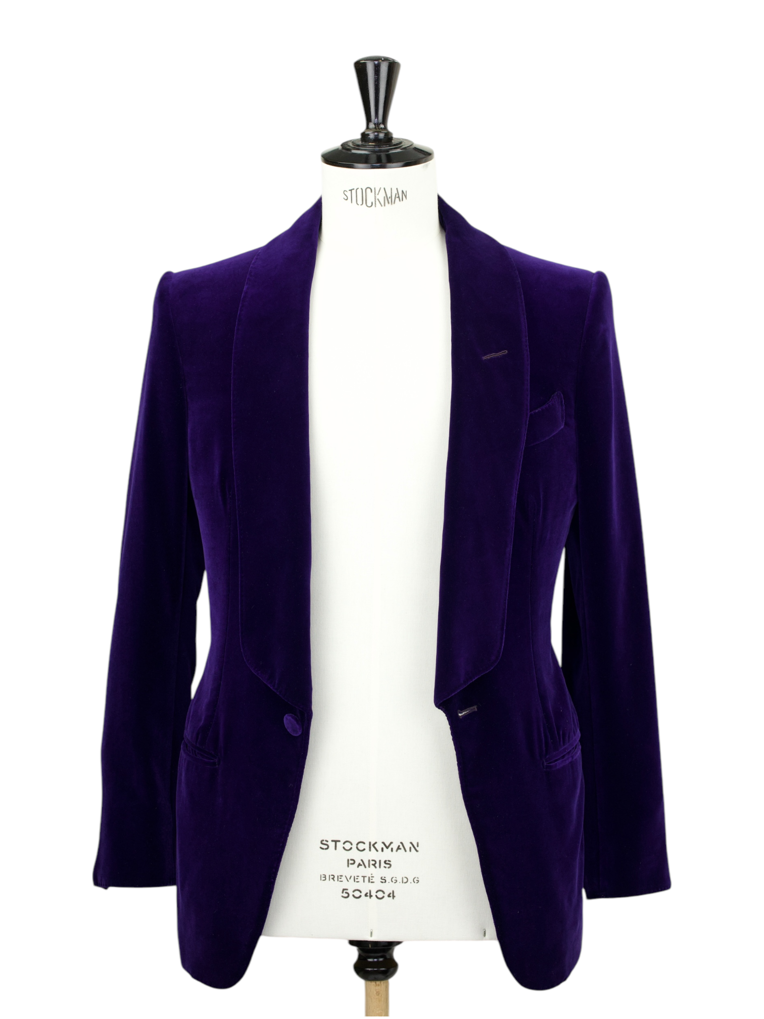 Tom Ford Violet Cotton & Silk Velvet Smoking “Buckingham” Jacket