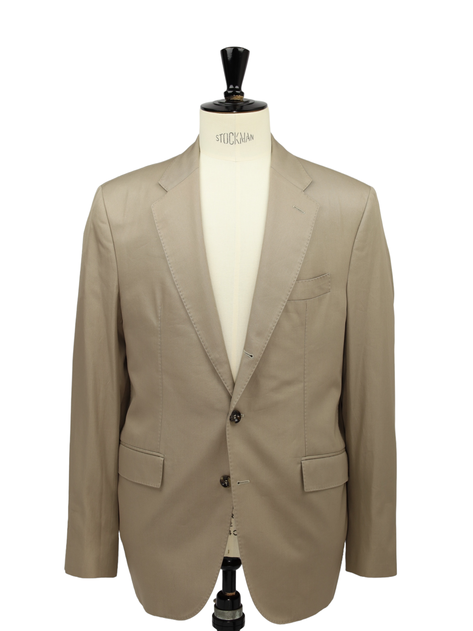 Loro Piana Beige Cotton Twill Sartorial Jacket