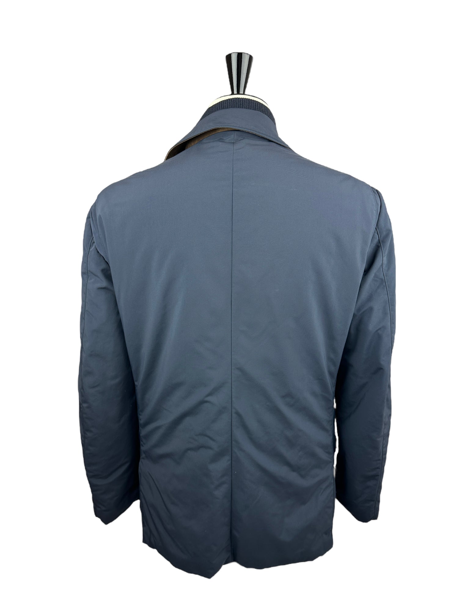 Loro Piana Navy Storm System Car Coat