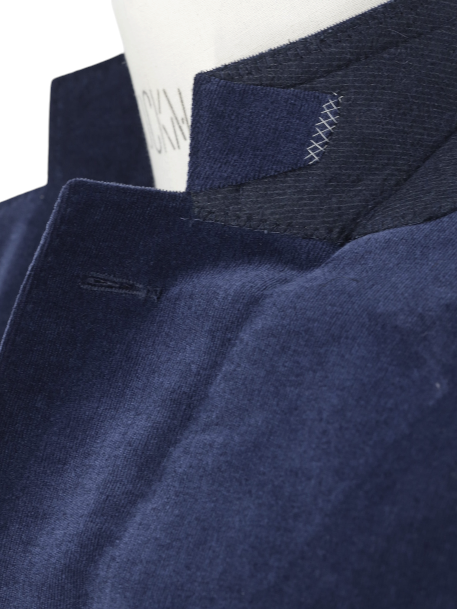 Ermenegildo Zegna Dark Blue Cotton, Cashmere-Stretch "Cashco Comfort" Mila Jacket