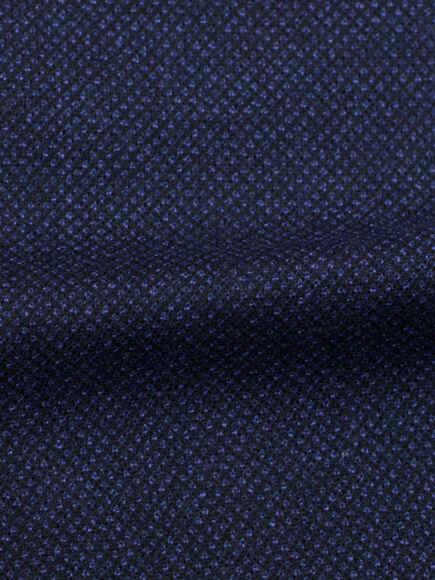 Corneliani Dark Blue Virgin-Wool Micro-Pattern Academy Jacket