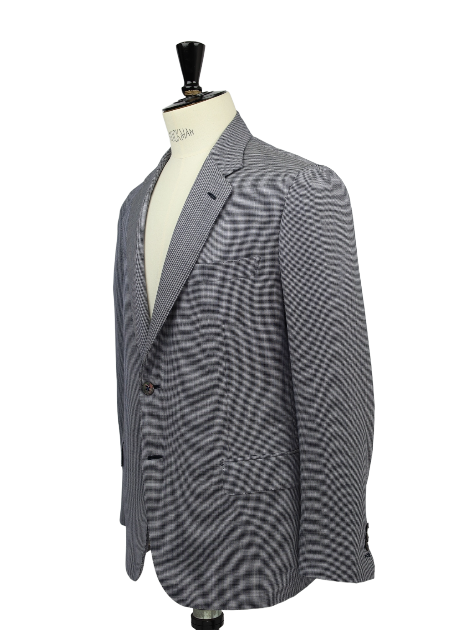 Brioni Ice Blue Micro-Pattern Unconstructed Jacket