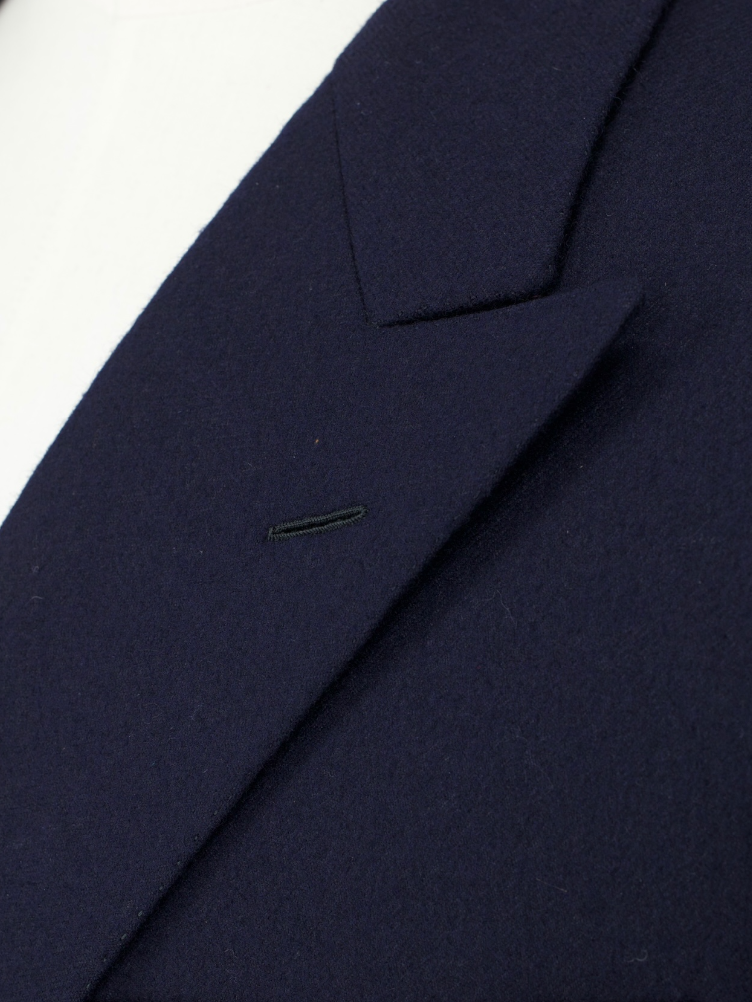 Brioni Dark Blue Vintage Double-Breasted Wool & Cashmere Jacket