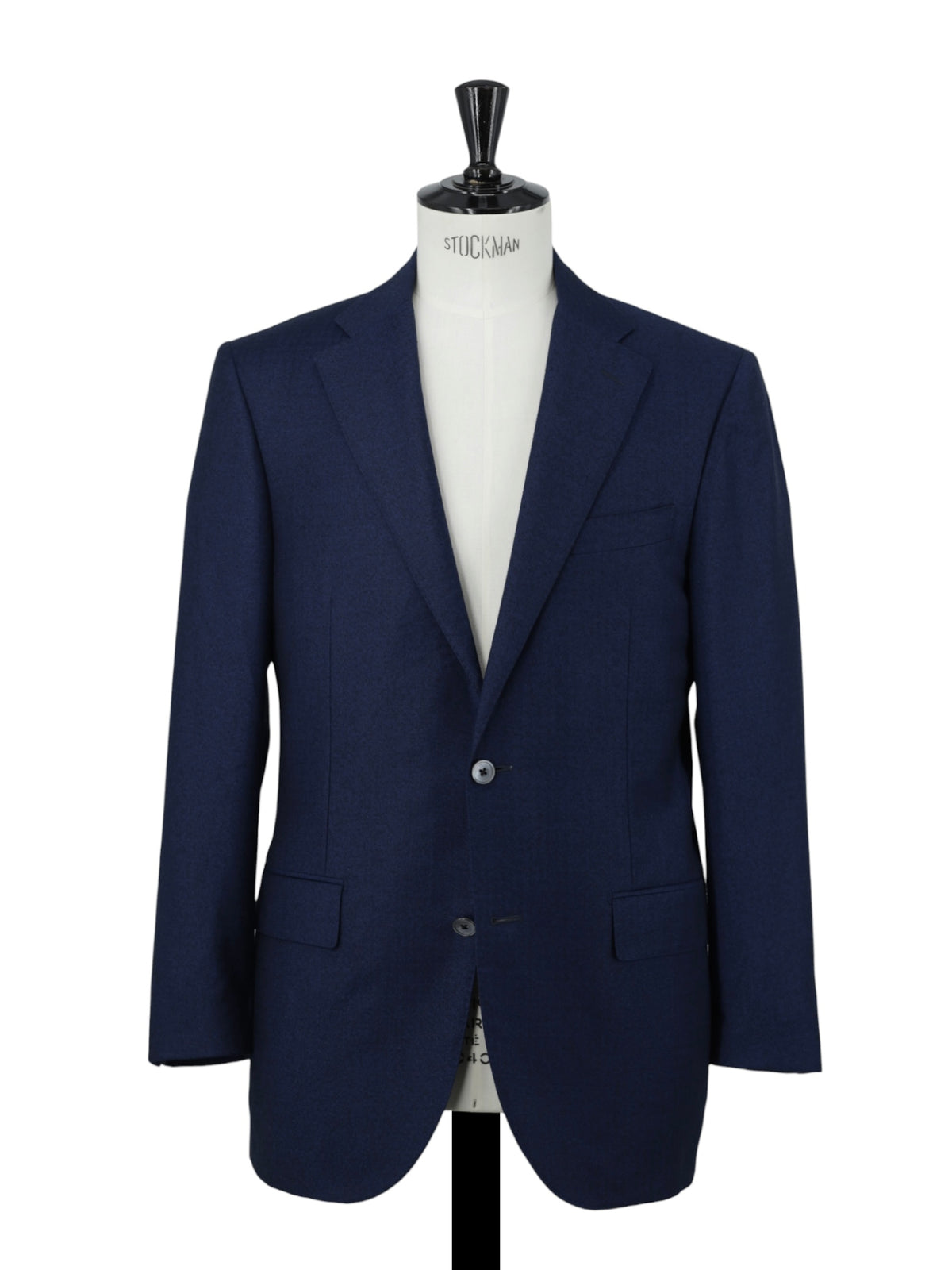 Corneliani Dark Royal-Blue Brushed-Wool Micro-Pattern Leader Suit