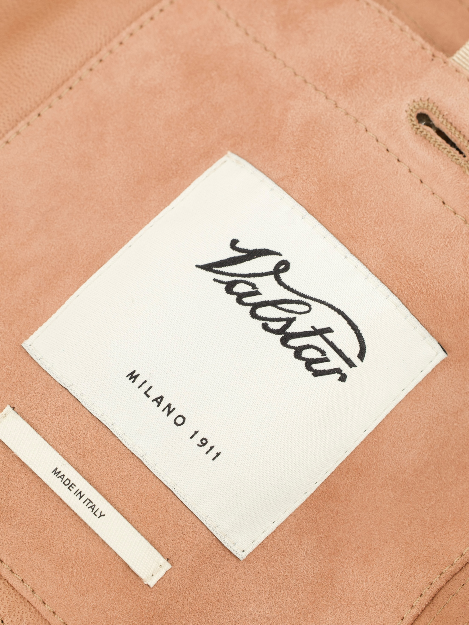 Valstar Rosé Goat-Leather Suéde Bomber Jacket