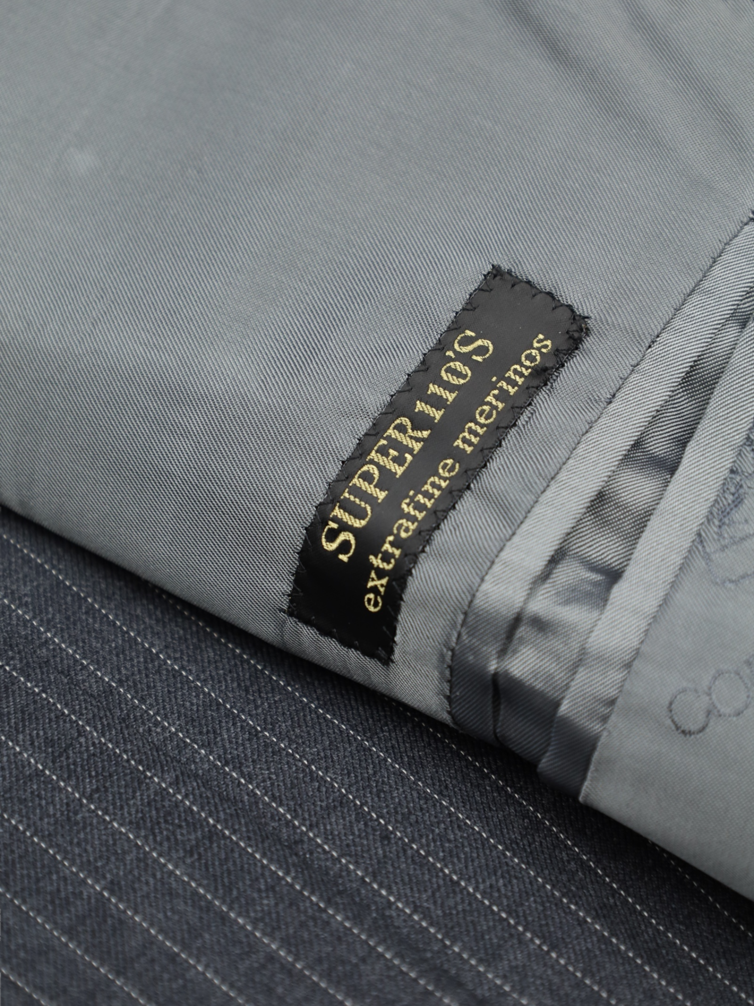 Corneliani Grey Super 110's Pinstripe Suit