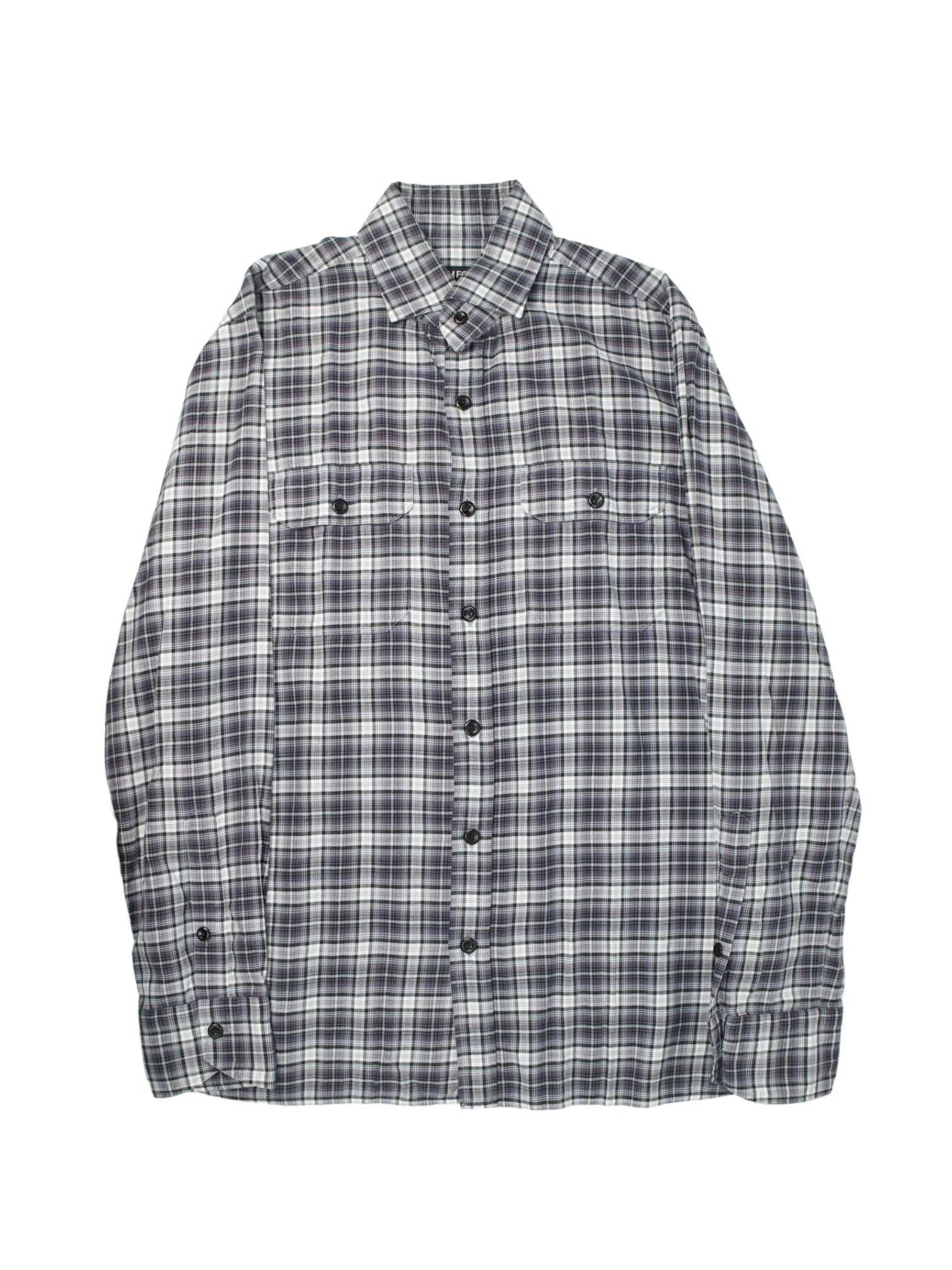 Tom Ford Grey Flannel Check Over Shirt