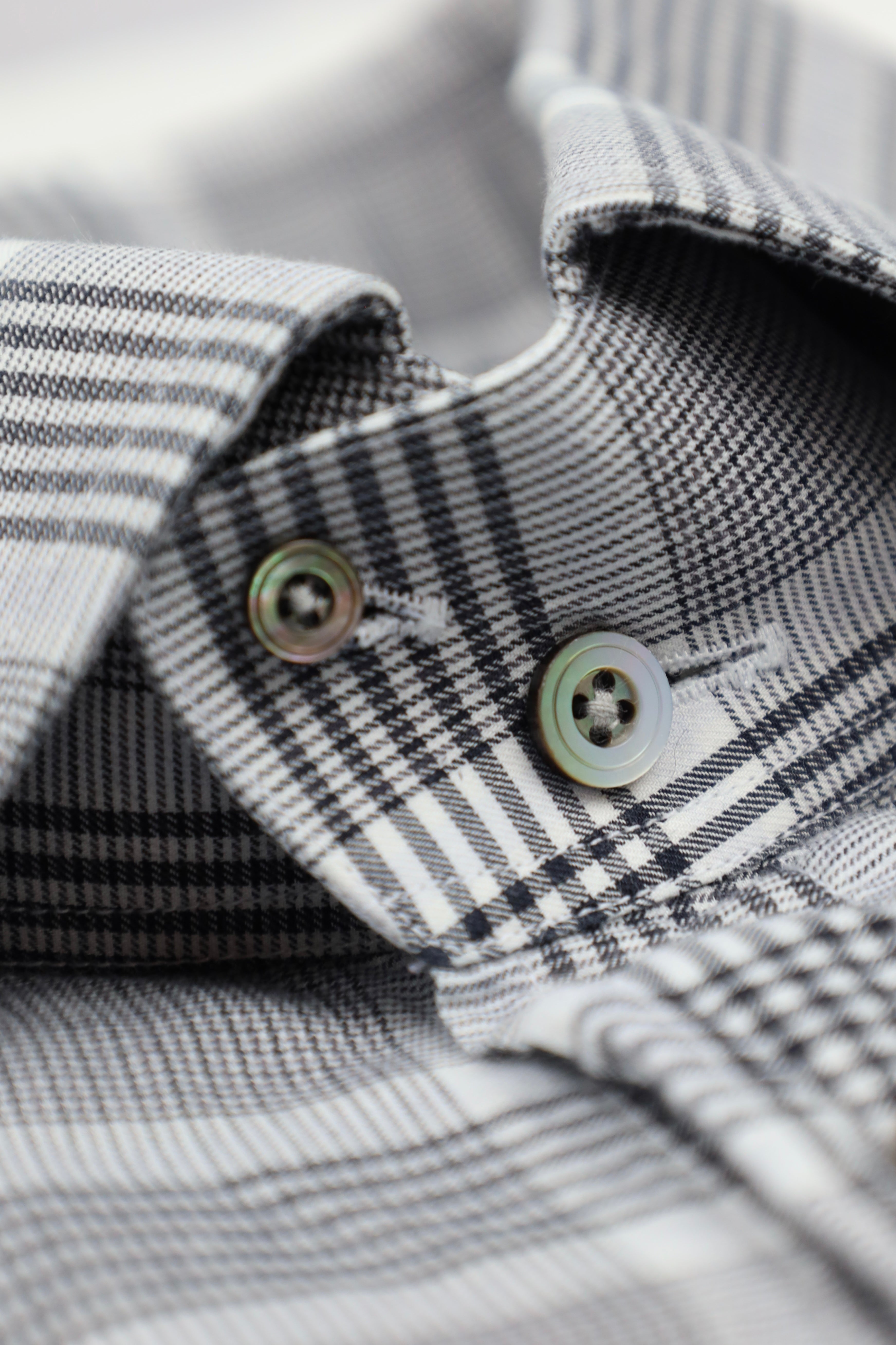 Tom Ford Grey Glenplaid Shirt