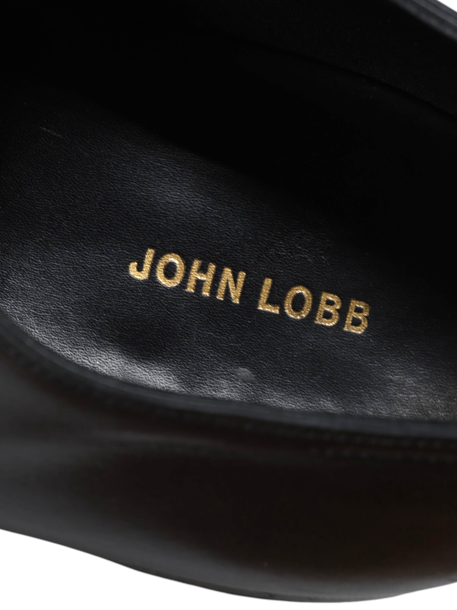 John Lobb Black Calfleather William Double-Monk Straps