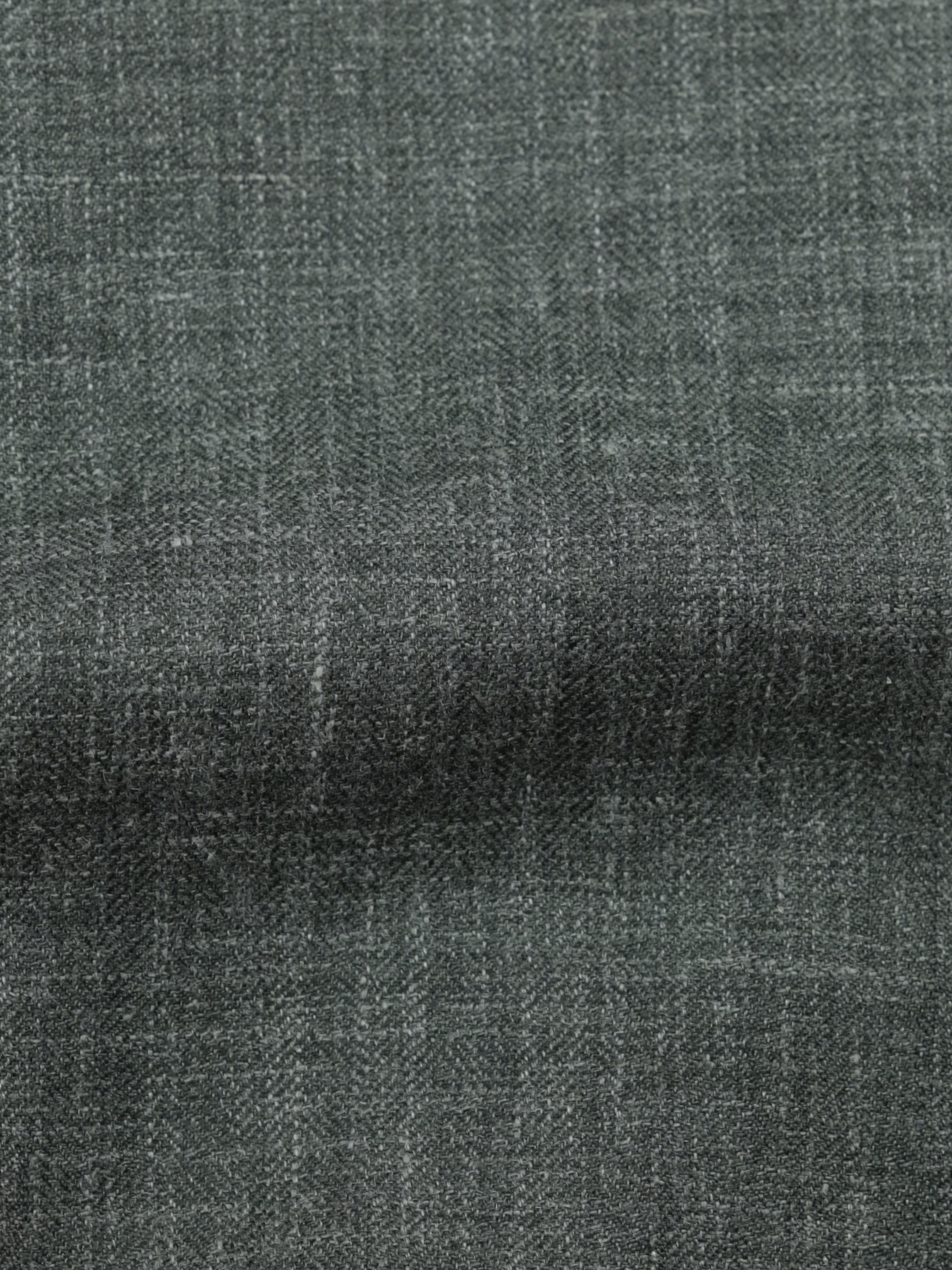 Corneliani Sage Green Wool, Silk & Linen Melange Jacket