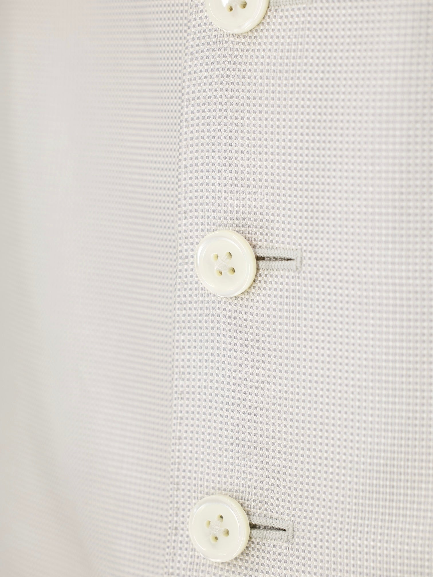 Corneliani Light Grey Pure-Silk Ceremonial Pinpoint Waistcoat