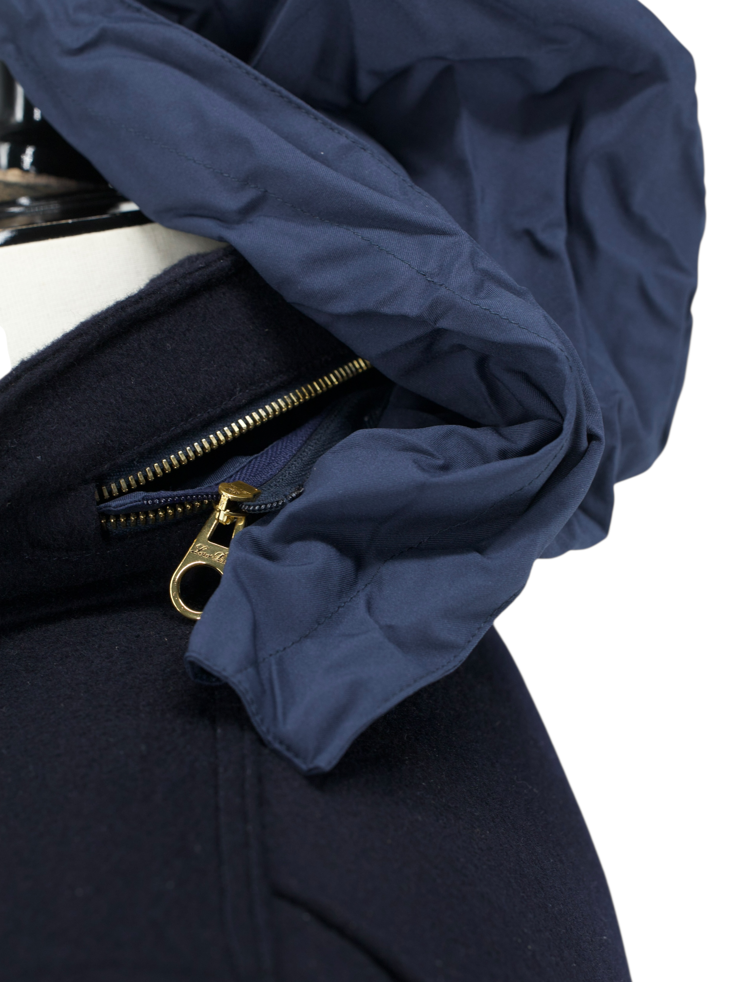 Loro Piana Navy Green Storm-System Cashmere "Jumping Team" Traveller Jacket