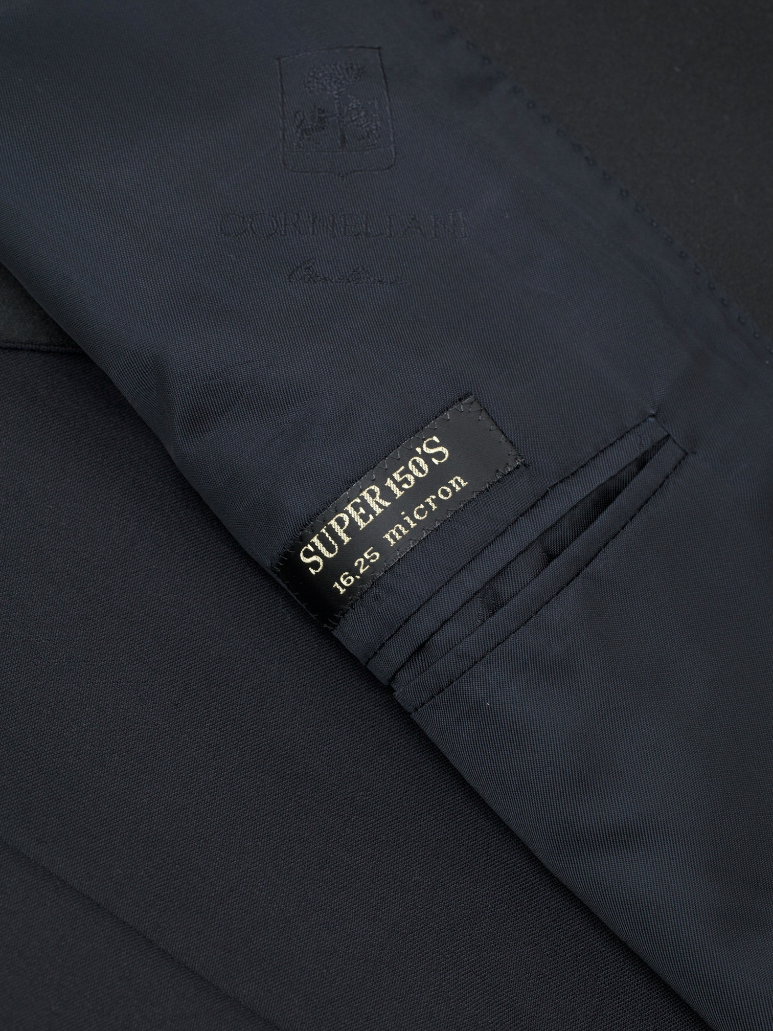Corneliani Black Classic Super 150's Wool Tuxedo