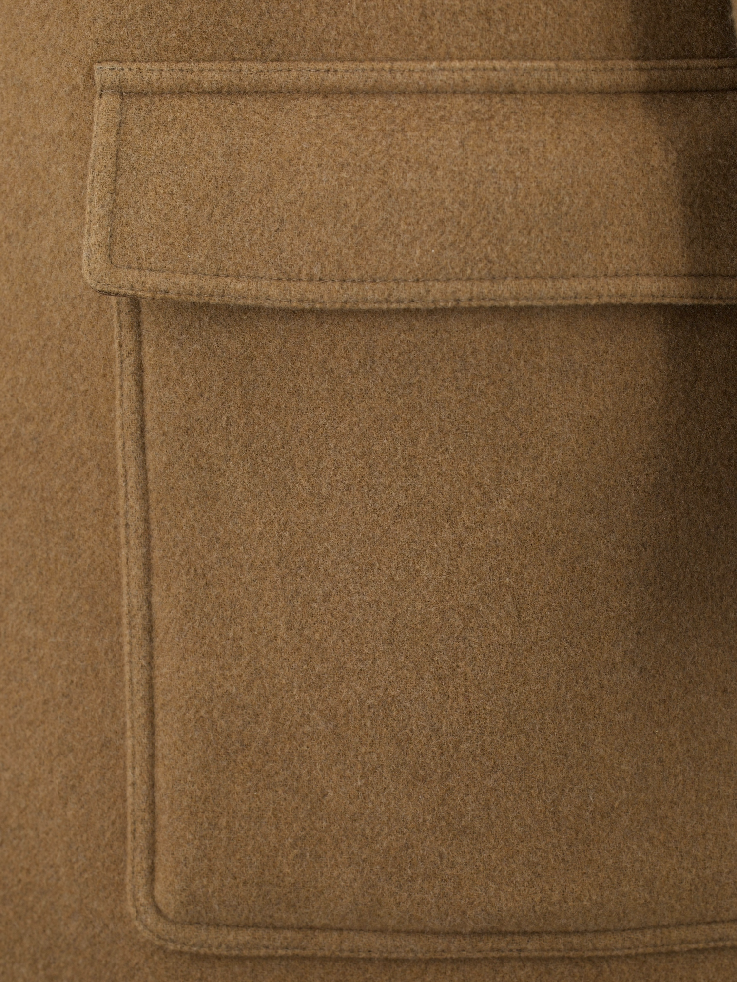 Brunello Cucinelli Brown Wool & Cashmere Teddy-Collar Overcoat