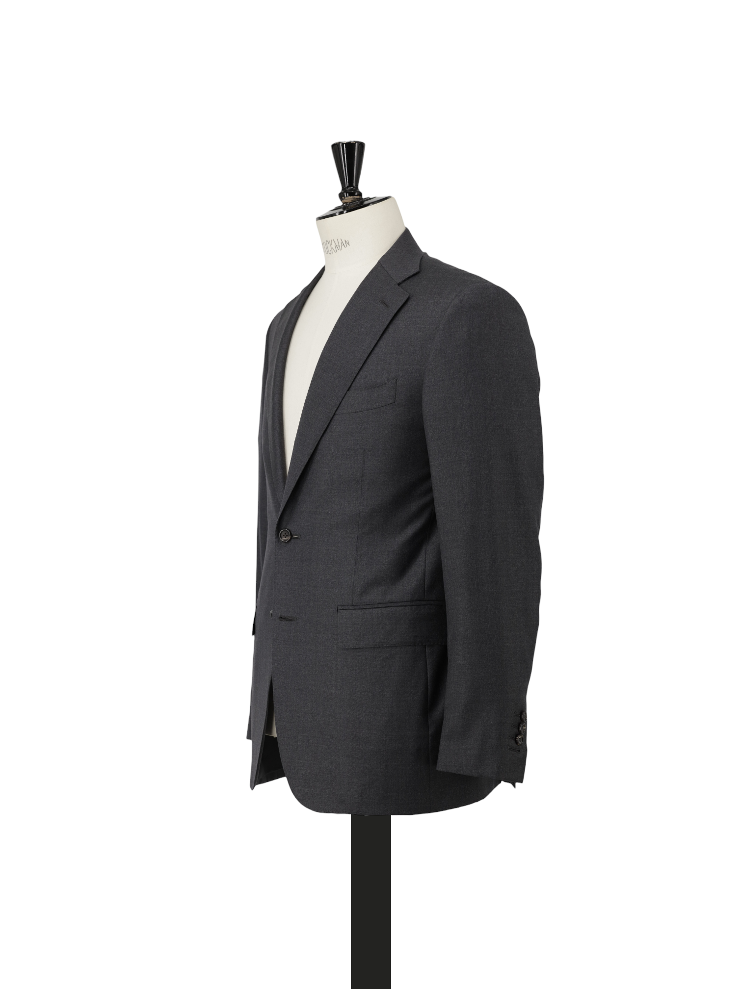 Canali Charcoal Fine-Wool Twill Business Suit