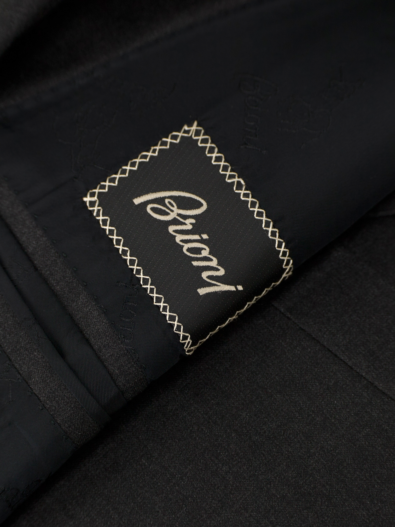 Brioni Dark Grey Fine-Wool Palatino Twill Suit